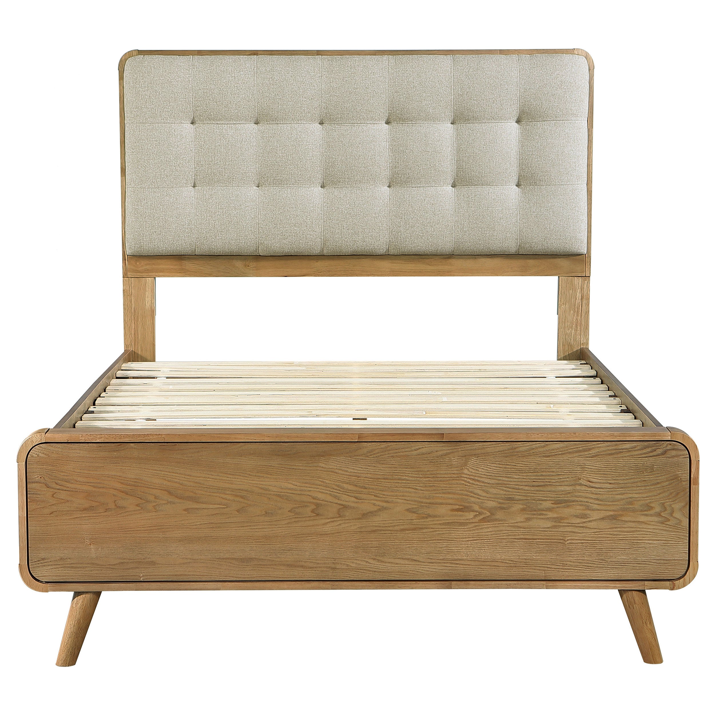 Robyn Wood Full Platform Bed Light Ash-