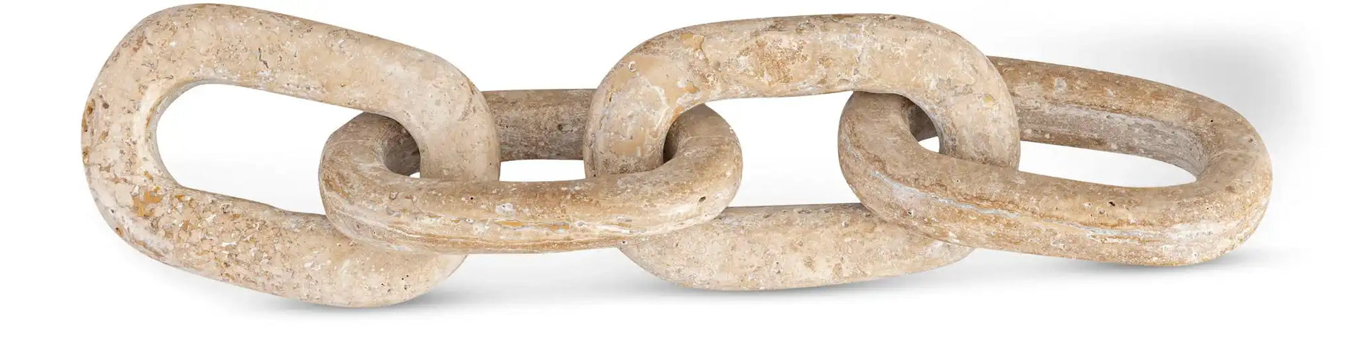 Lynx - Travertine Decorative Chain Links - Natural - Best Buy Furniture
