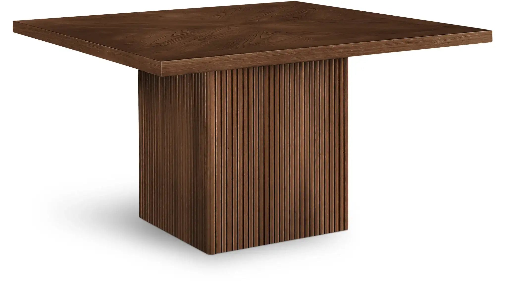Belinda - Square Oak Veneer Dining Table - Best Buy Furniture
