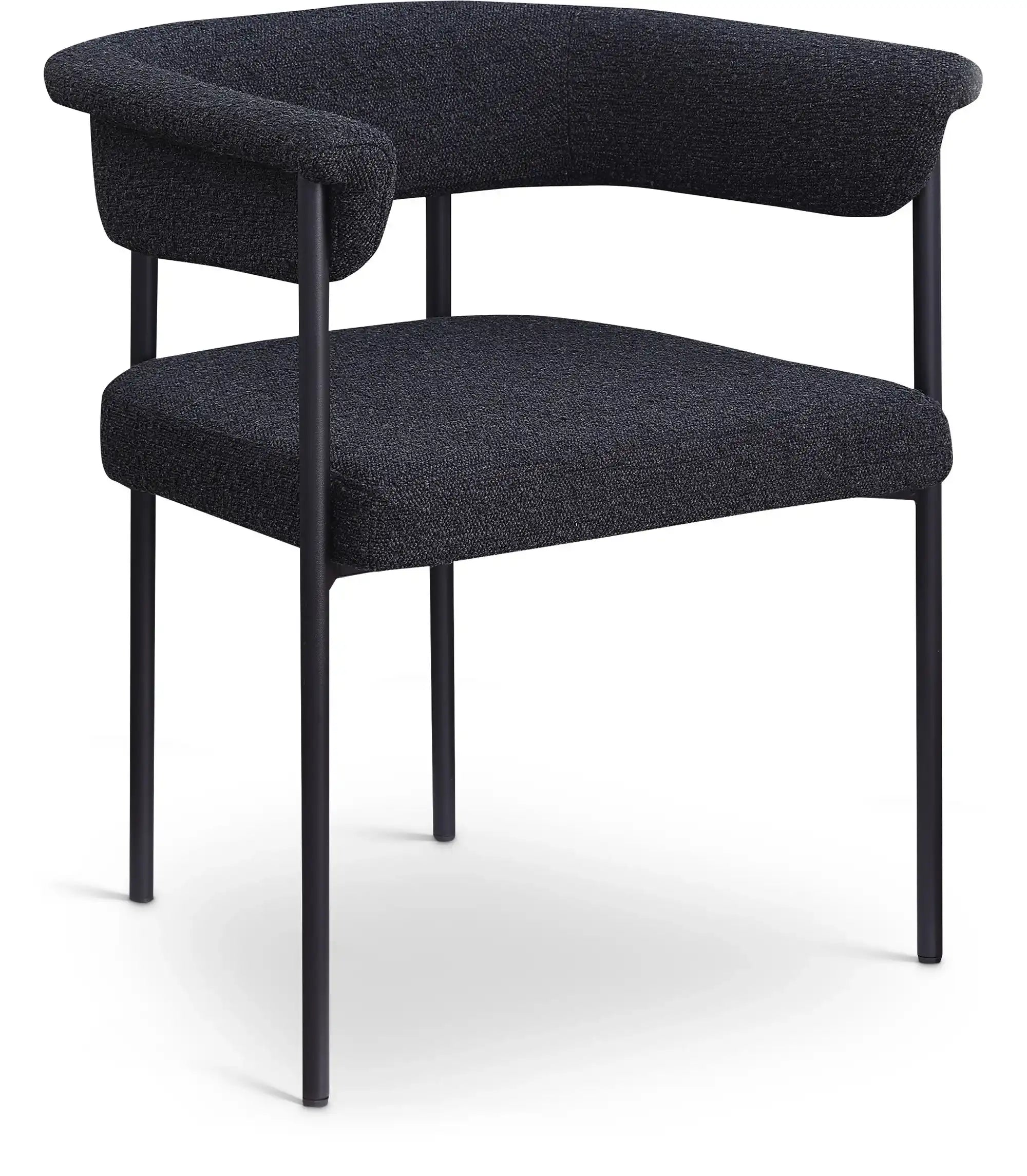 Malin - Boucle Dining Chair (Set of 2) - Best Buy Furniture