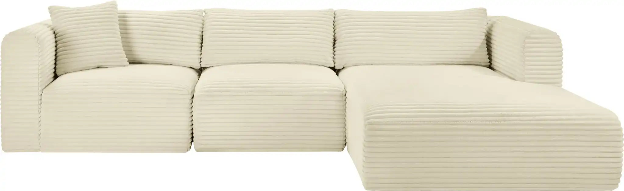 Shaggy - 3 Piece Modular Sectional