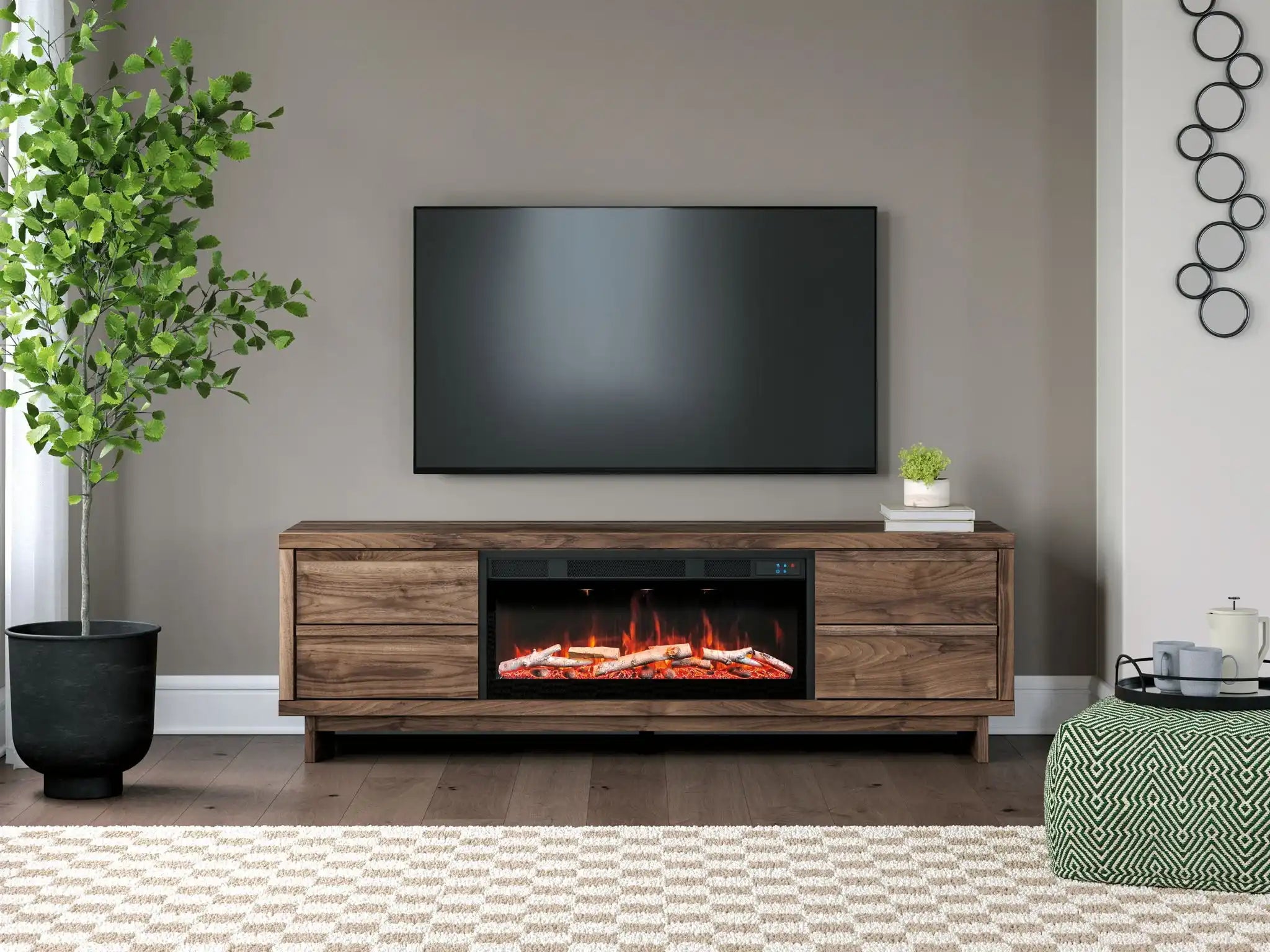 Zadilyn - TV Stand With Fireplace Option - Best Buy Furniture