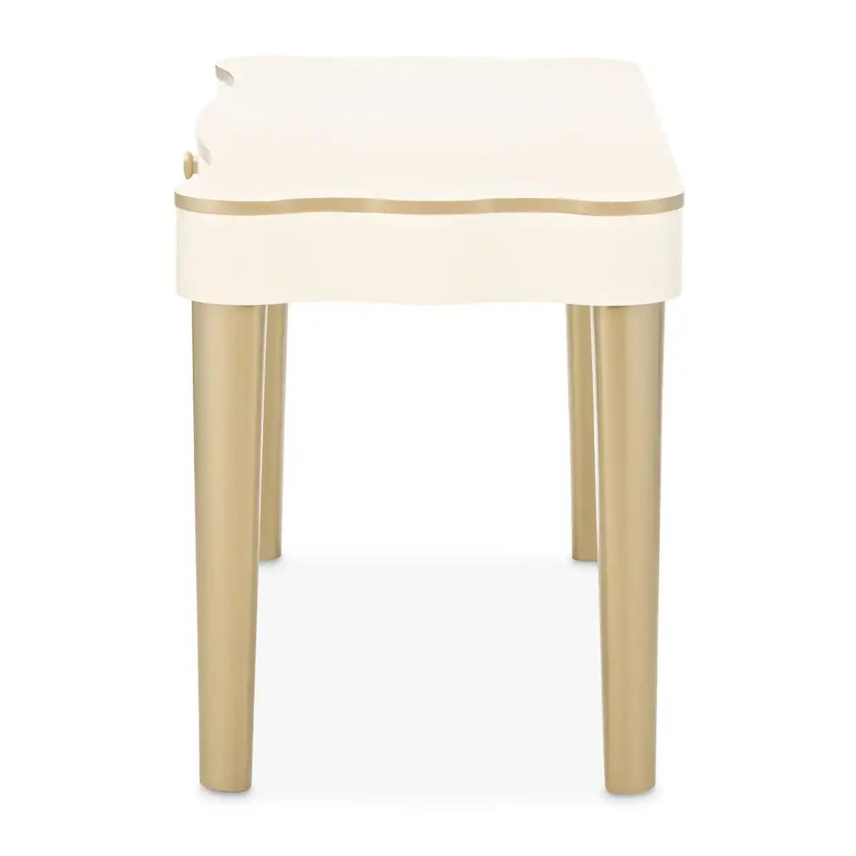 La Terrazza - Vanity Desk - Creamy Pearl - Best Buy Furniture