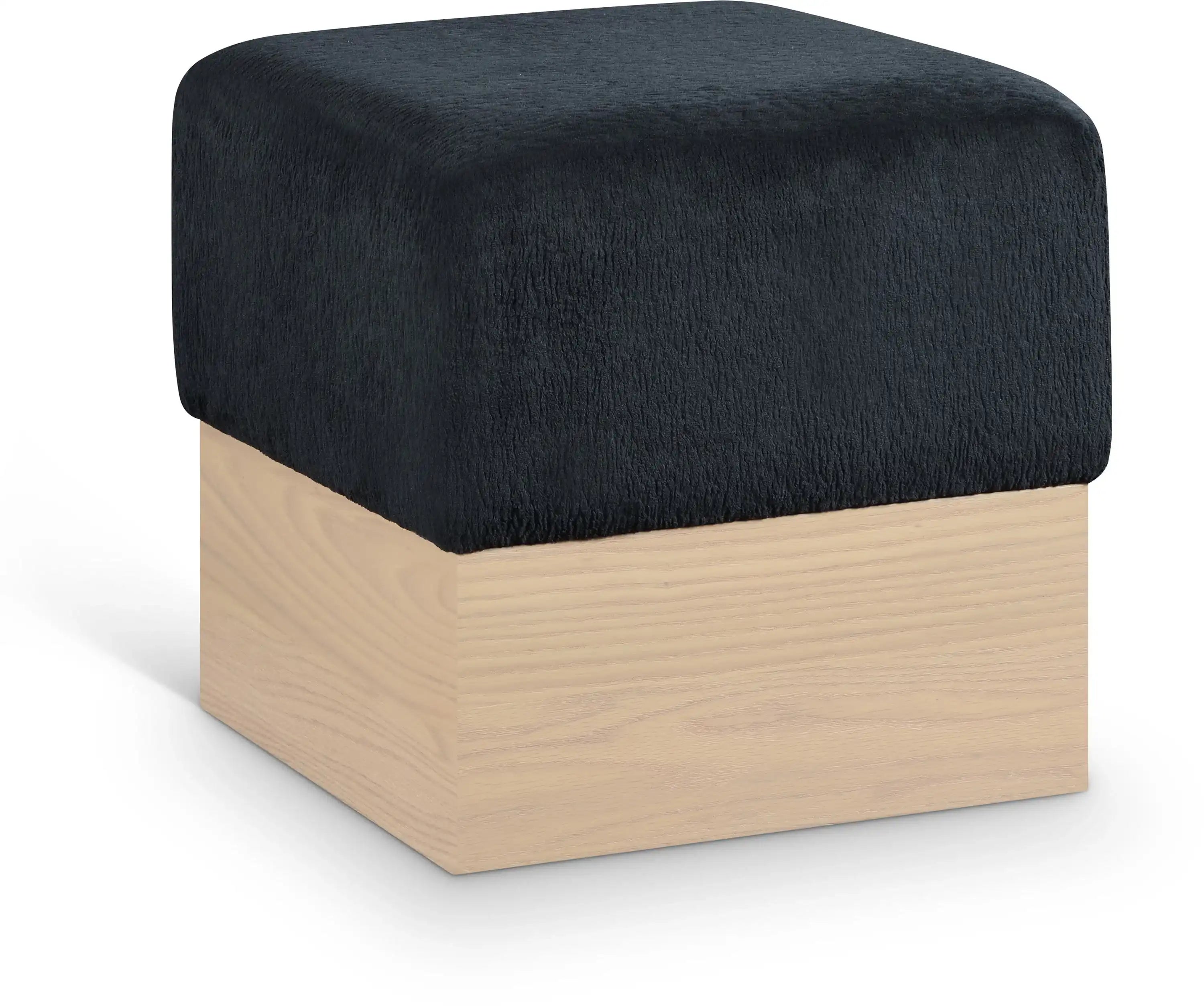 Havre - Ottoman / Stool With Natural Base - Best Buy Furniture