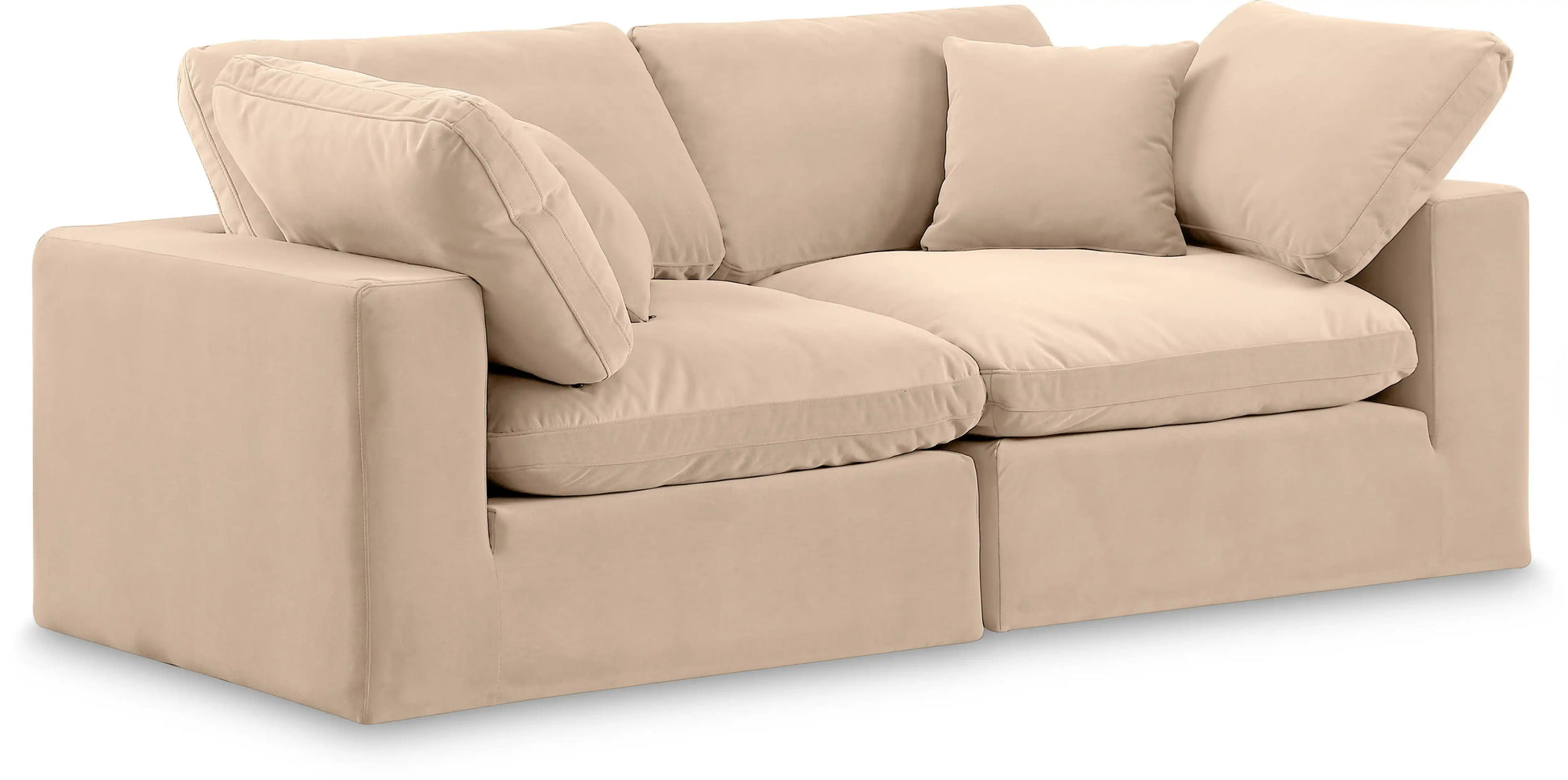 Comfy - Velvet Modular Sofa 2 Seats - Best Buy Furniture