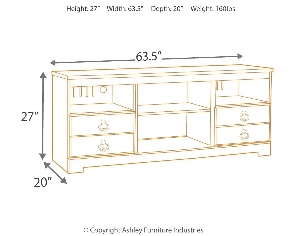 Willowton - TV Stand With Fireplace Option - Best Buy Furniture