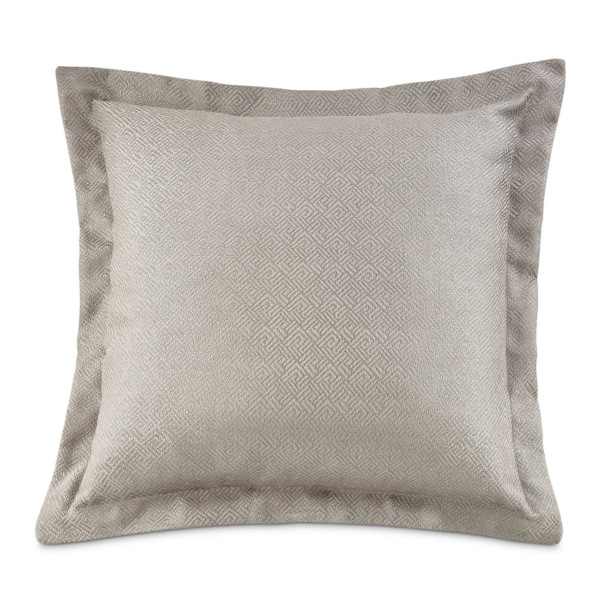 Port Orleans - 26" Square Euro Sham - Gray - Best Buy Furniture