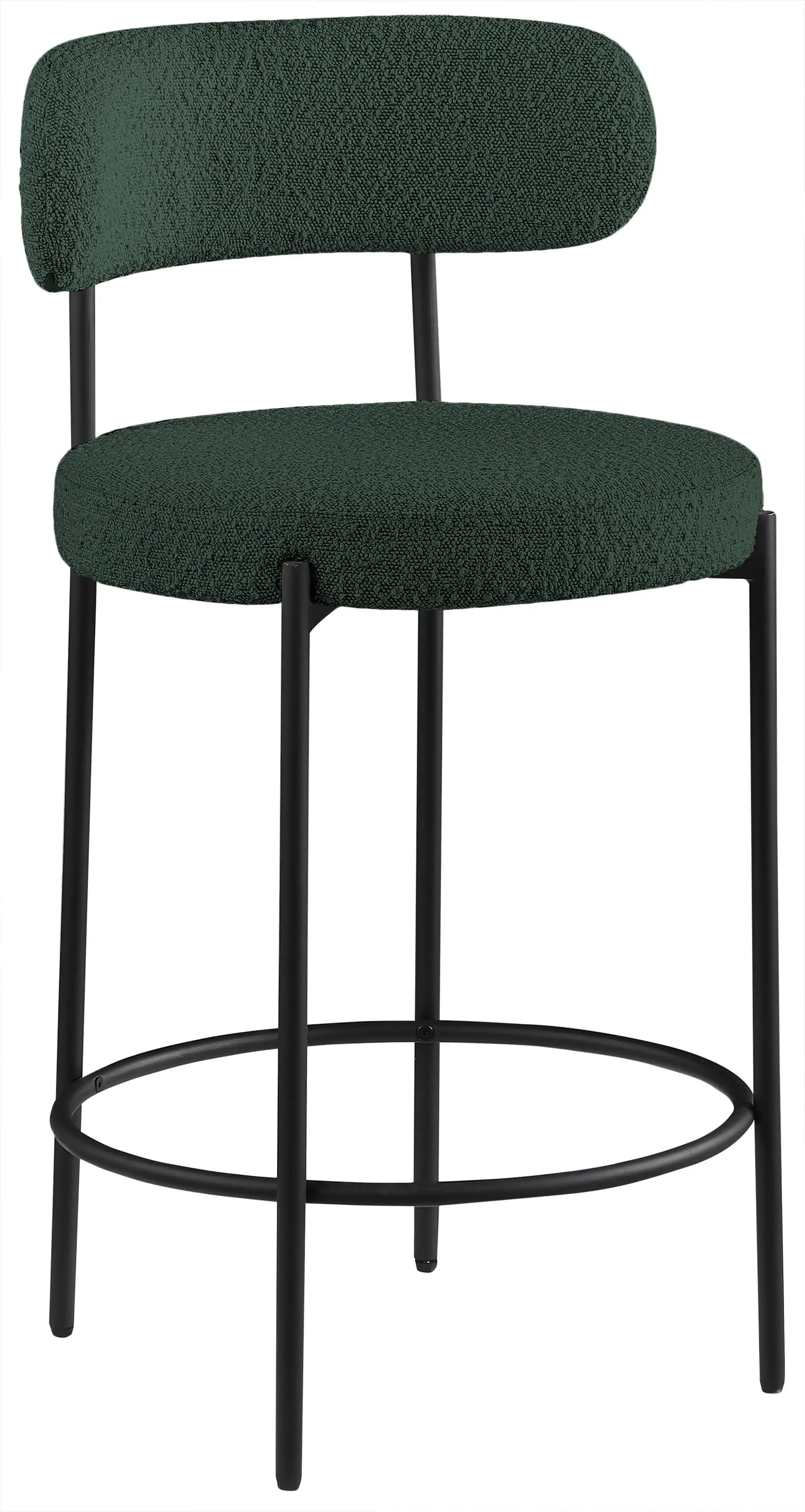 Beacon - Boucle Fabric Stool (Set of 2) - Best Buy Furniture