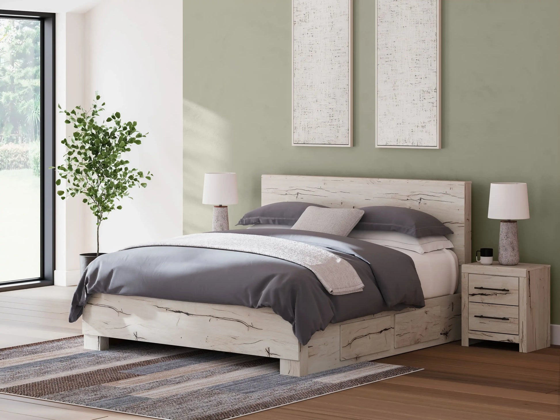 Lawroy - Panel Bed With Storage - Best Buy Furniture