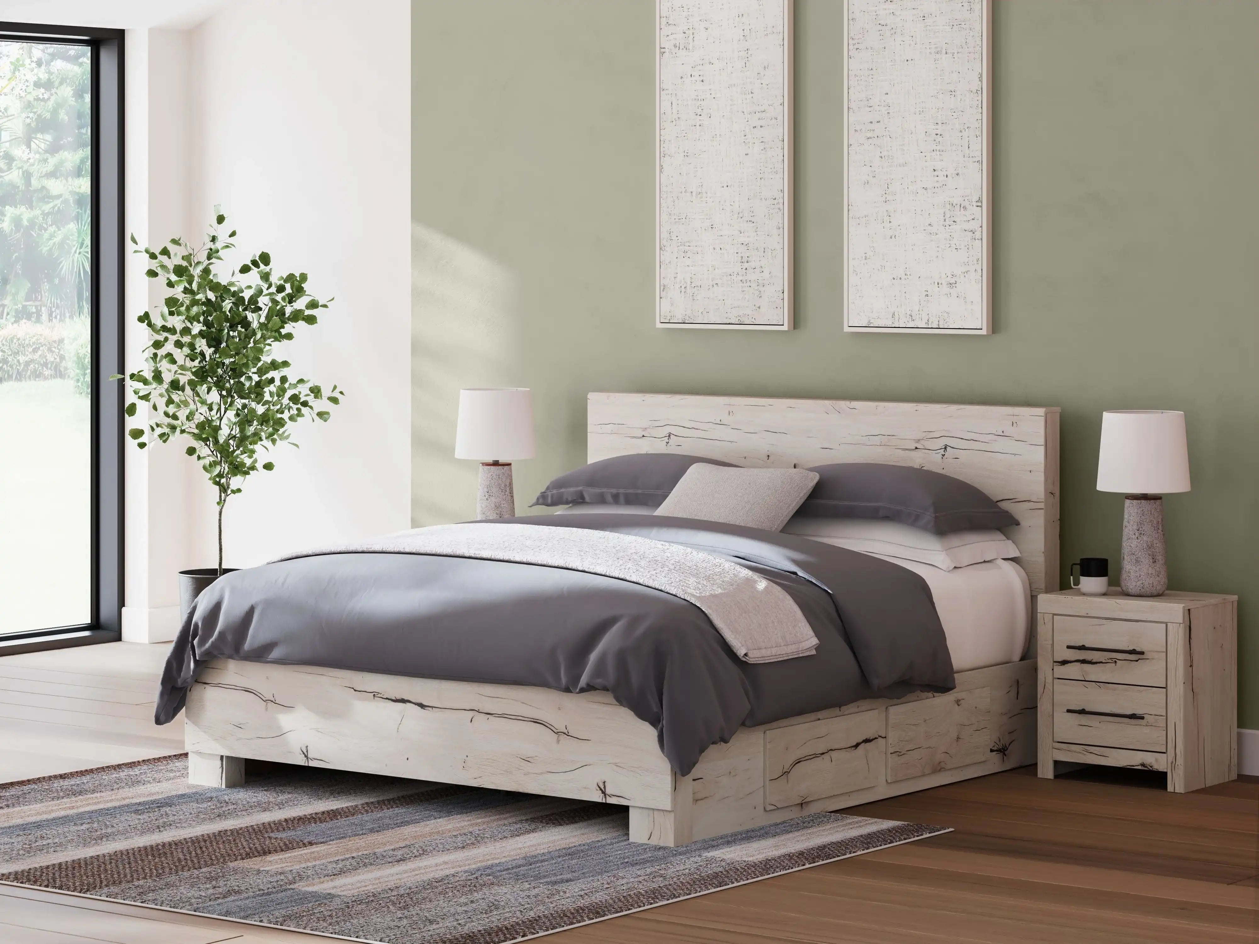 Lawroy - Panel Bed With Storage - Best Buy Furniture