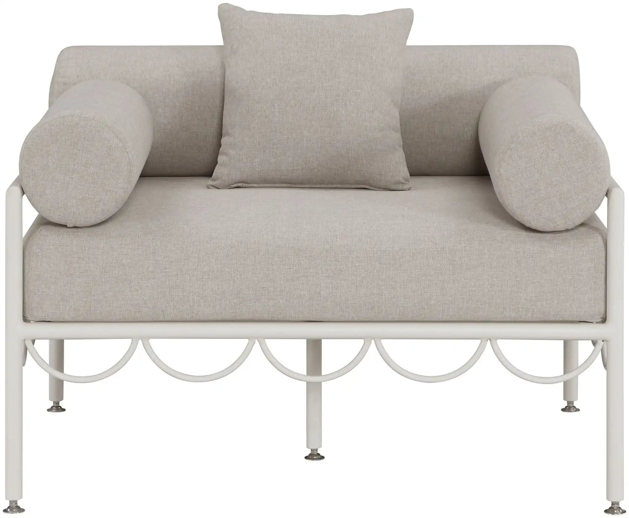 Portofino - Resilient Water Repellent Fabric Upholstered Outdoor Patio Chair