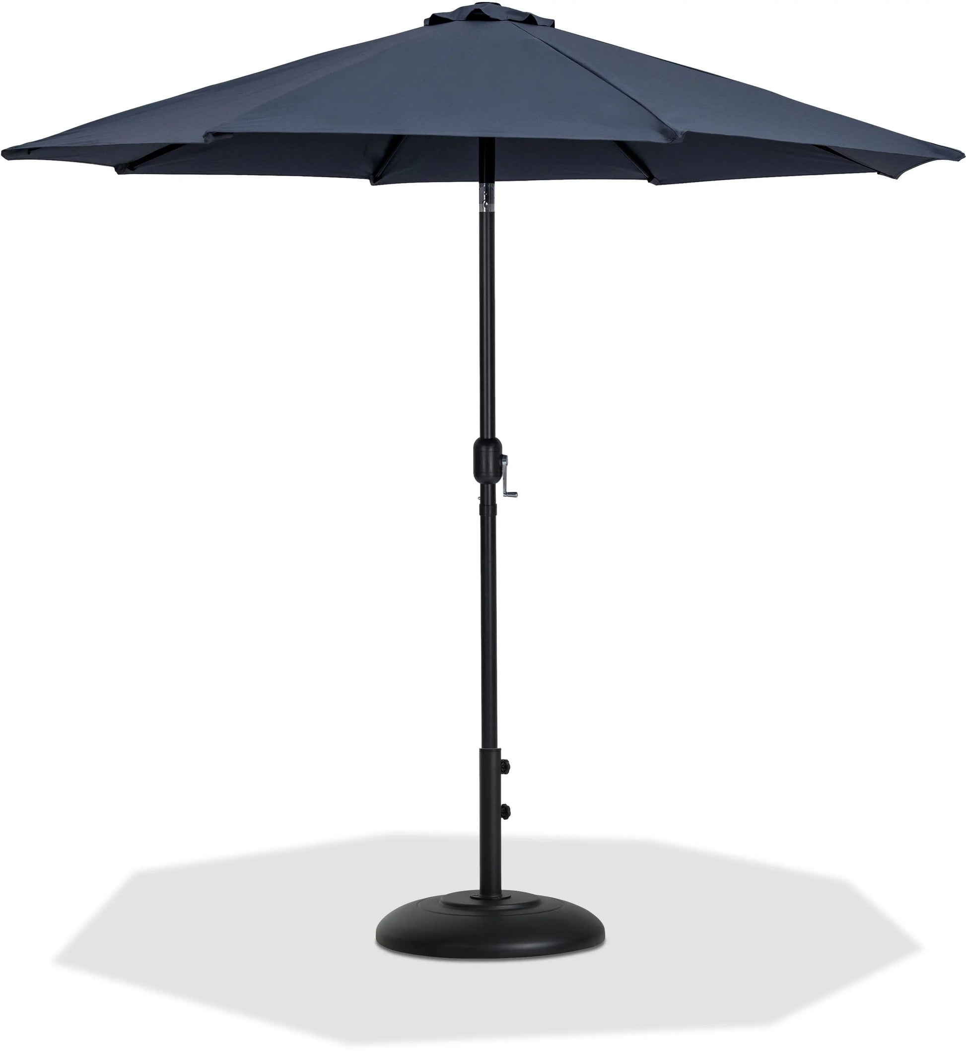 Fiji - Aluminum Patio Umbrella With Round Black Base - Best Buy Furniture