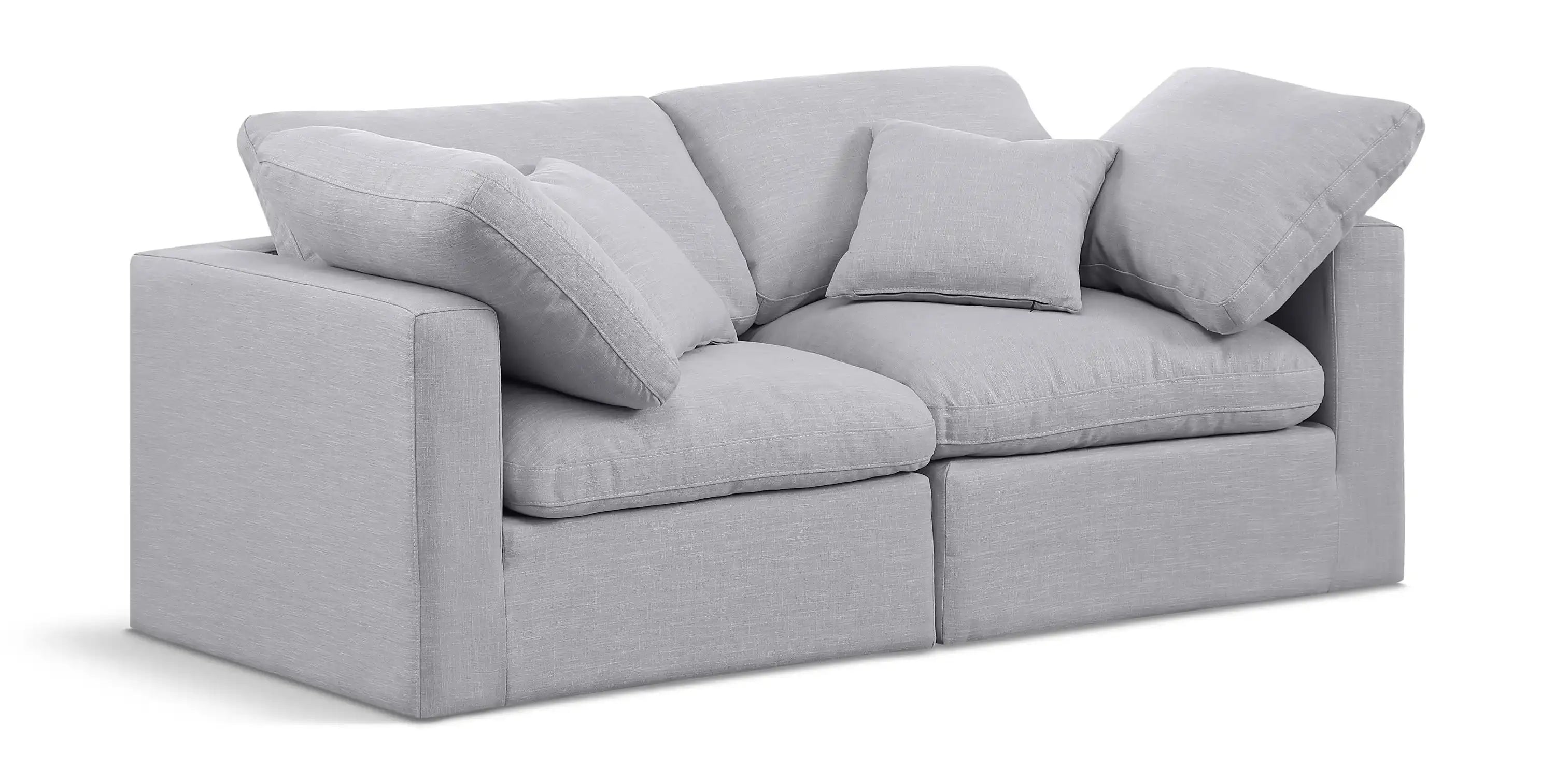 Indulge - Linen 2 Seat Modular Sofa - Best Buy Furniture