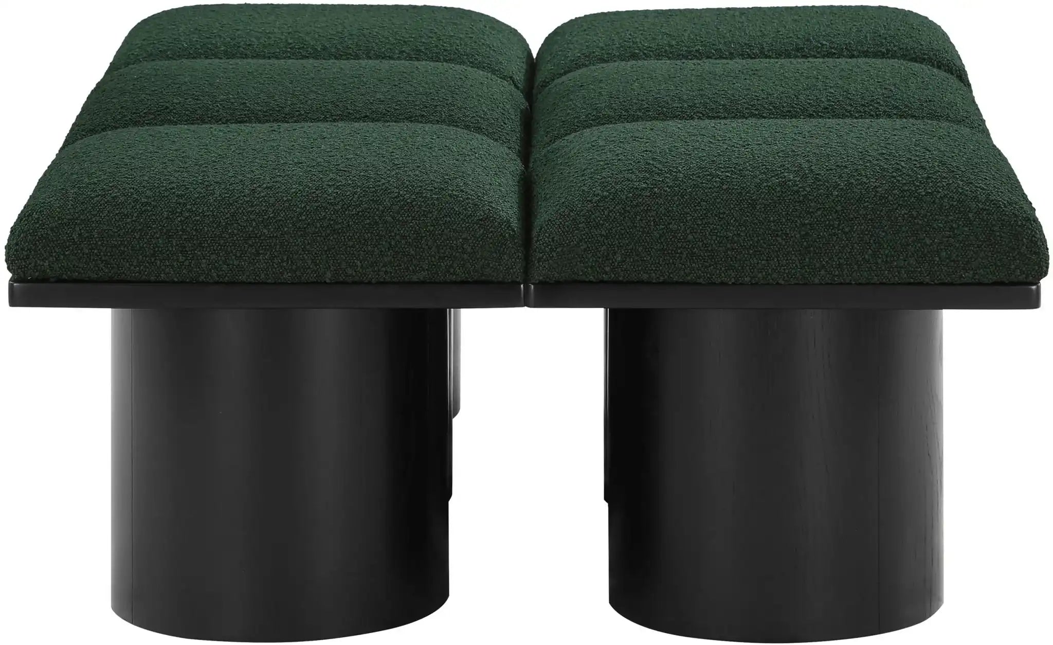 Pavilion - 6 Piece Modular Bench With Black Base