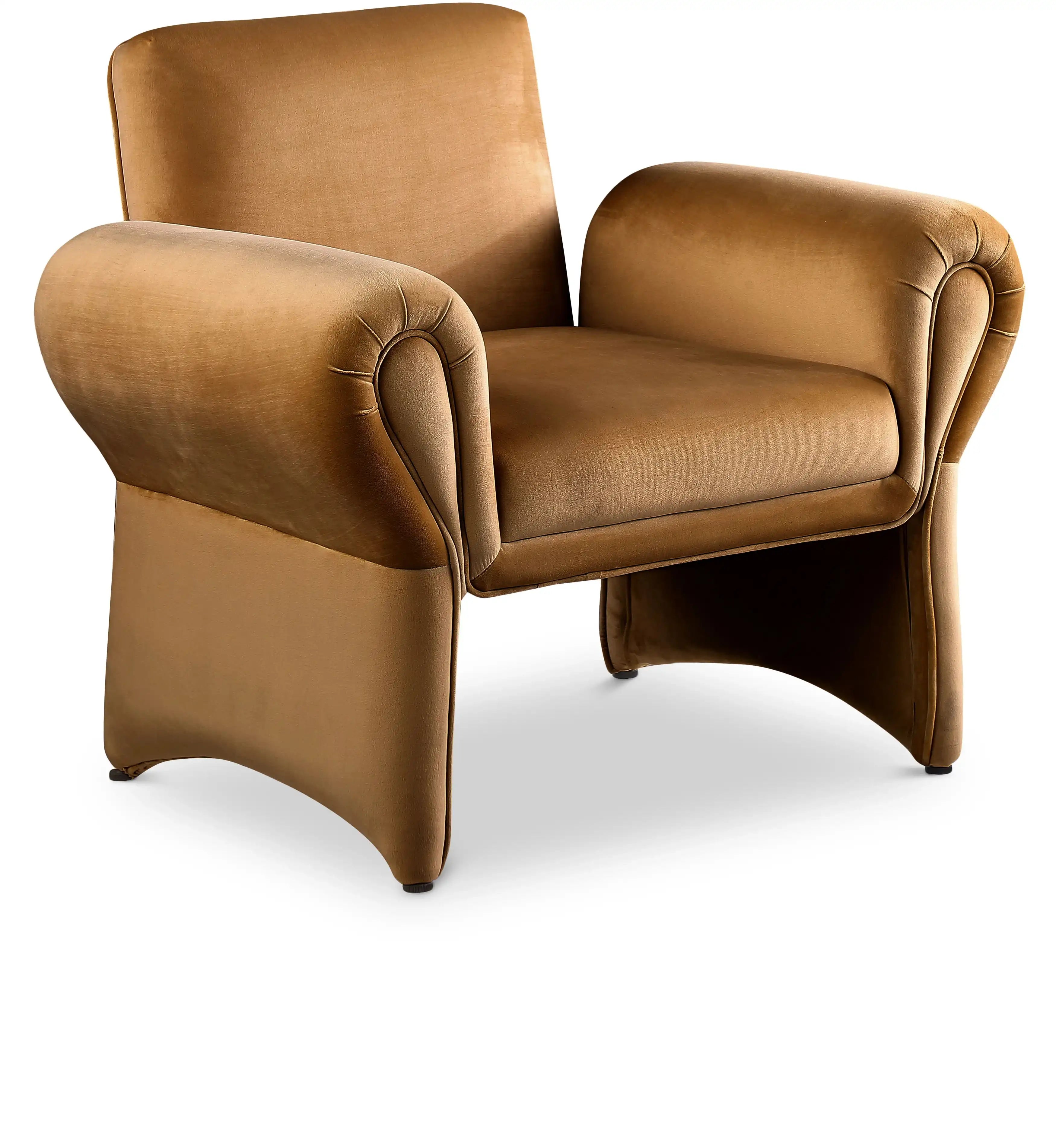 Fleurette - Accent Chair - Saddle - Best Buy Furniture