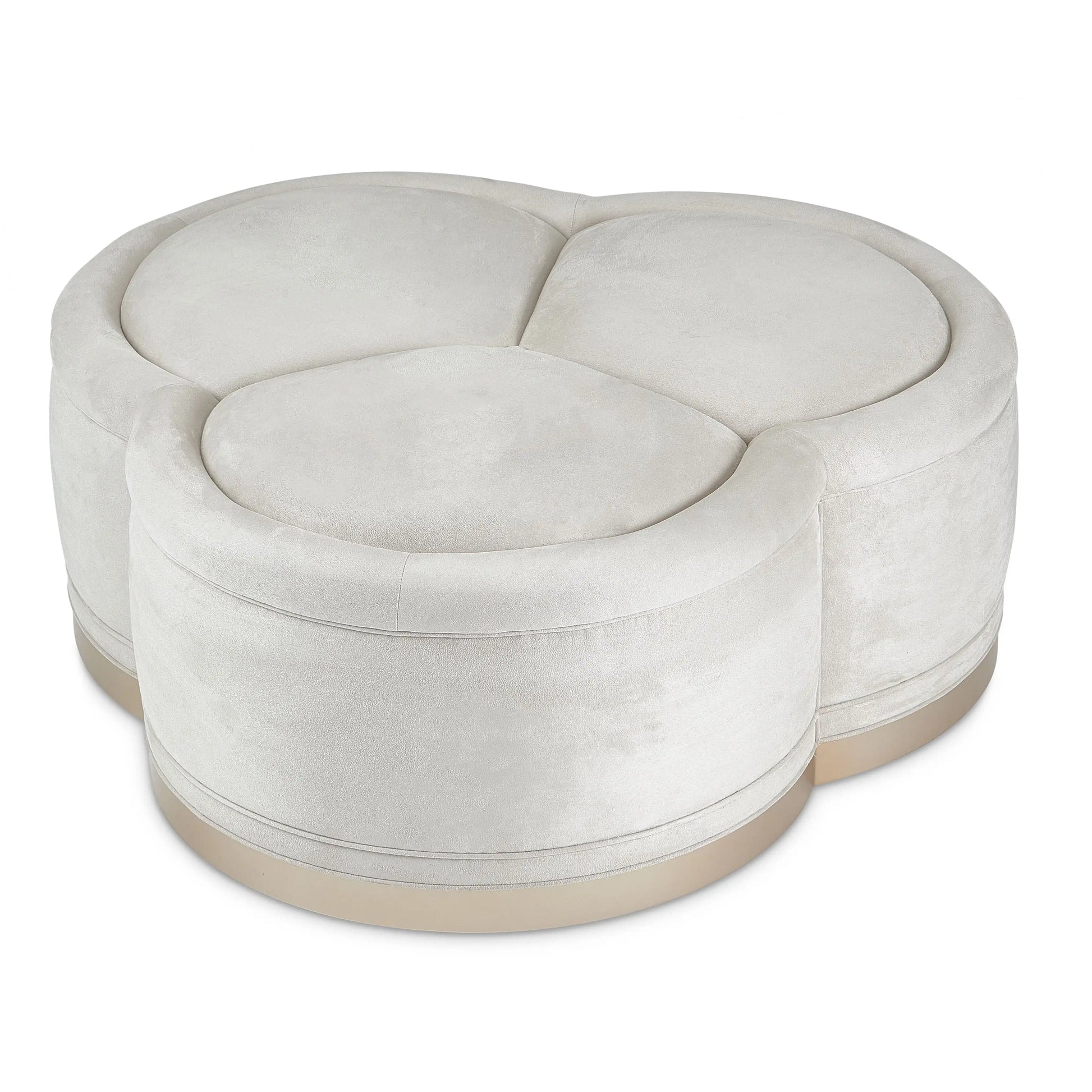 Malibu Crest - Cocktail Ottoman - Chardonnay - Best Buy Furniture