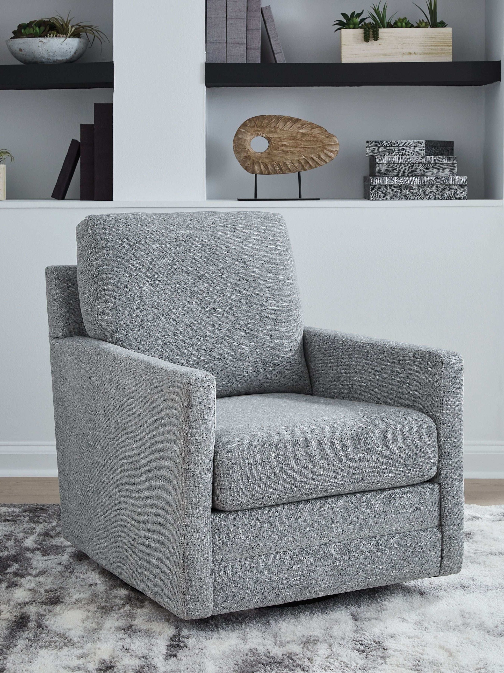 Freybourne Next-Gen Nuvella - Swivel Accent Chair - Best Buy Furniture