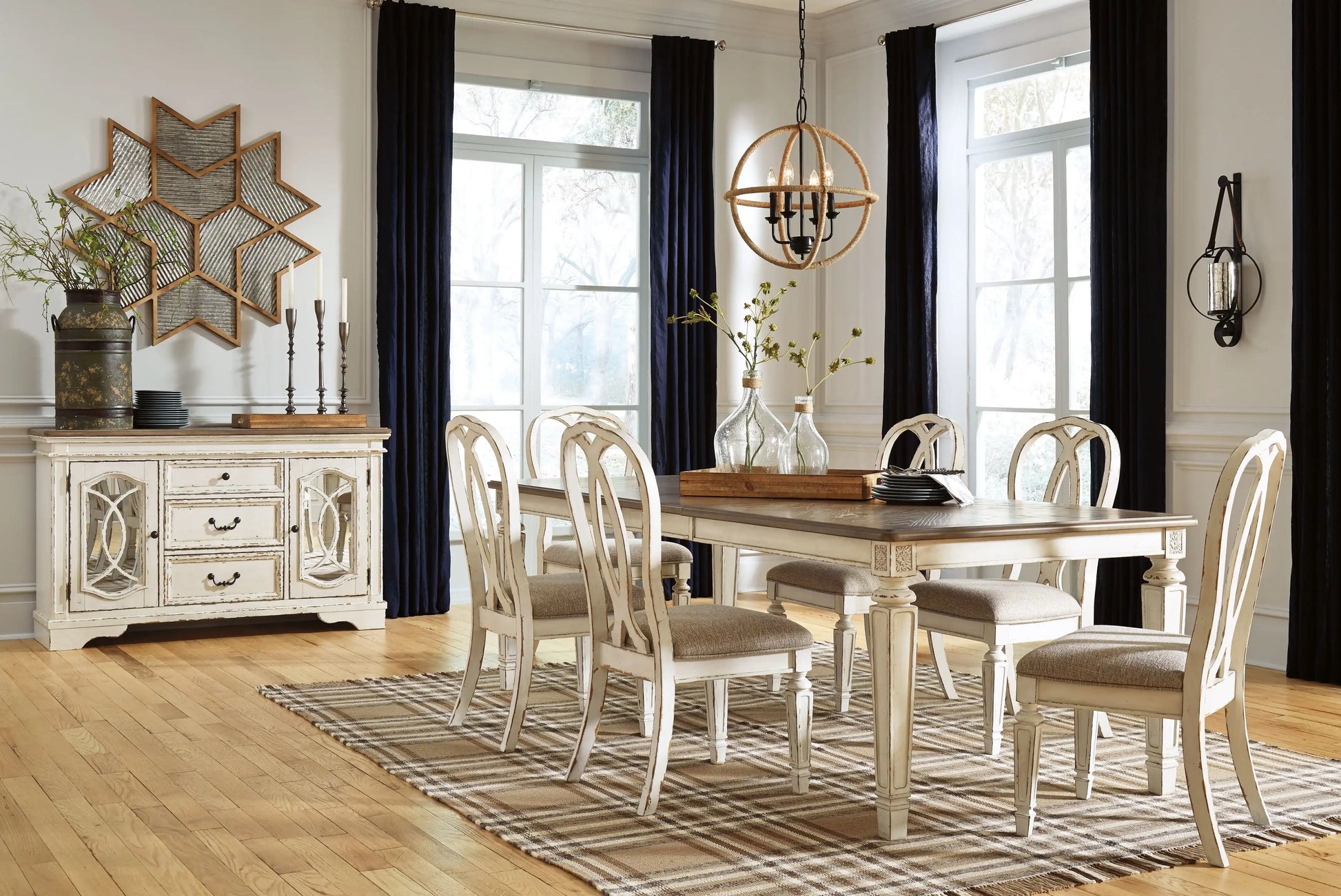 Realyn - Rectangular Dining Table Set - Best Buy Furniture