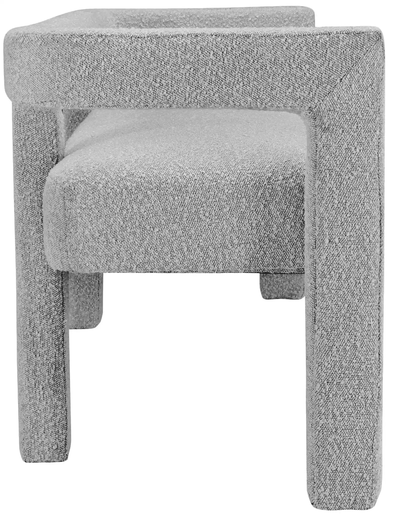 Athena - Boucle Fabric Bench