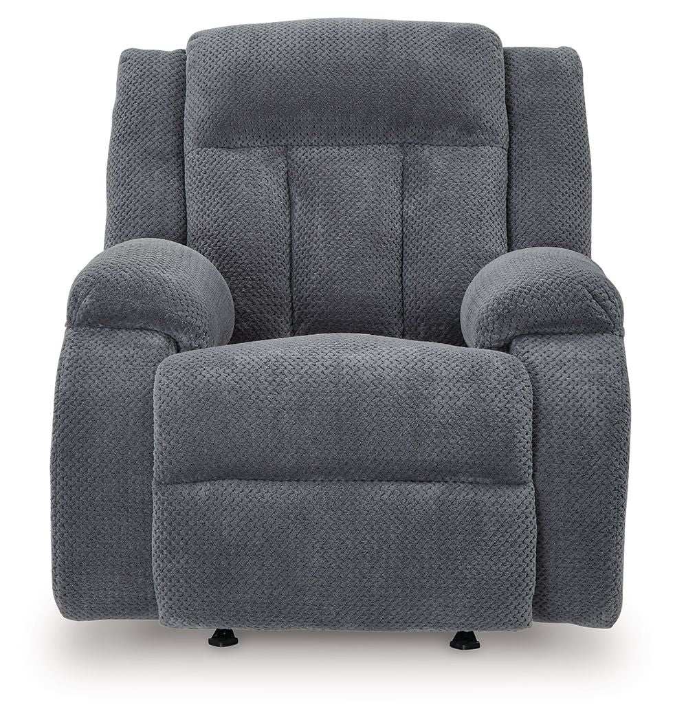 Observation - Power Rocker Recliner - Steel - Best Buy Furniture