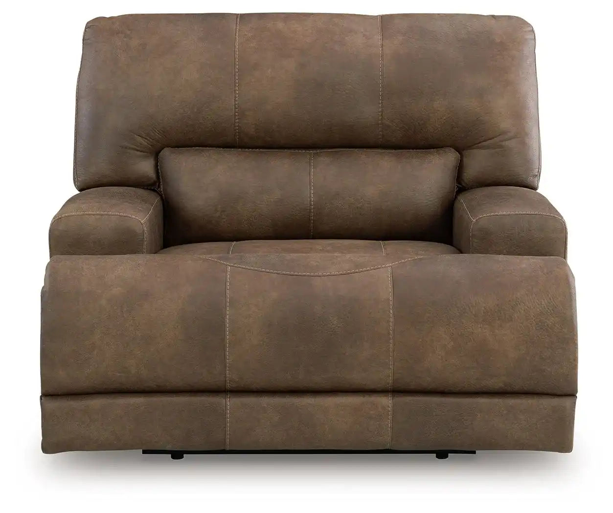 Beckley Place - Power Recliner With Adjustable Headrest - Earth - Best Buy Furniture