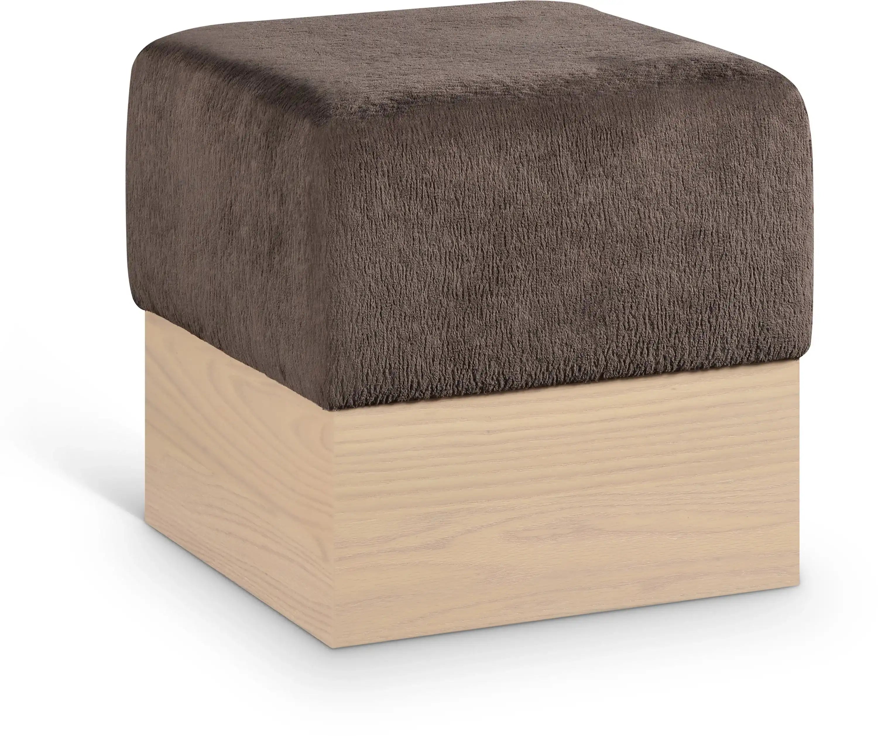 Havre - Ottoman / Stool With Natural Base - Best Buy Furniture