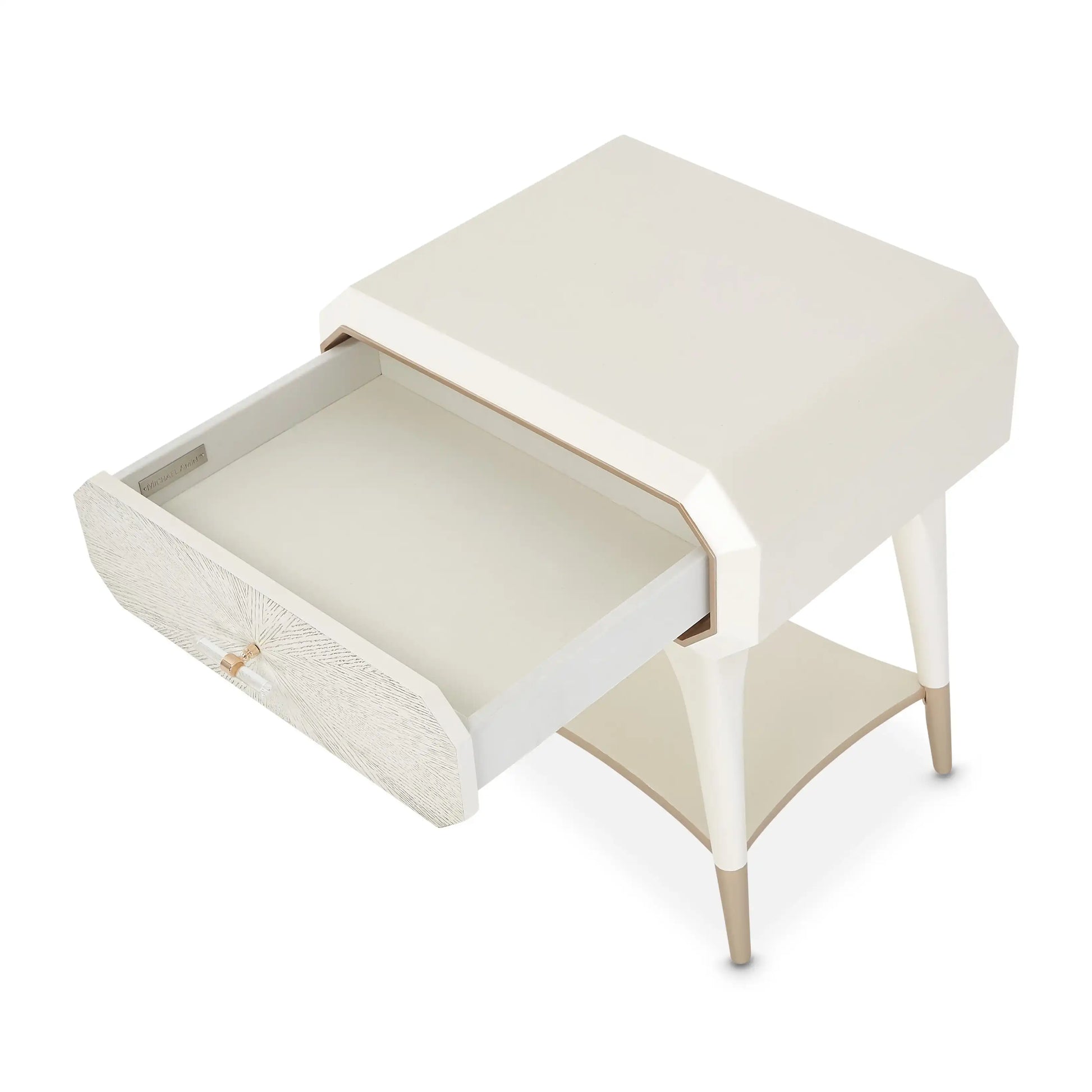 La Rachelle - 1-Drawer Nightstand - Champagne - Best Buy Furniture