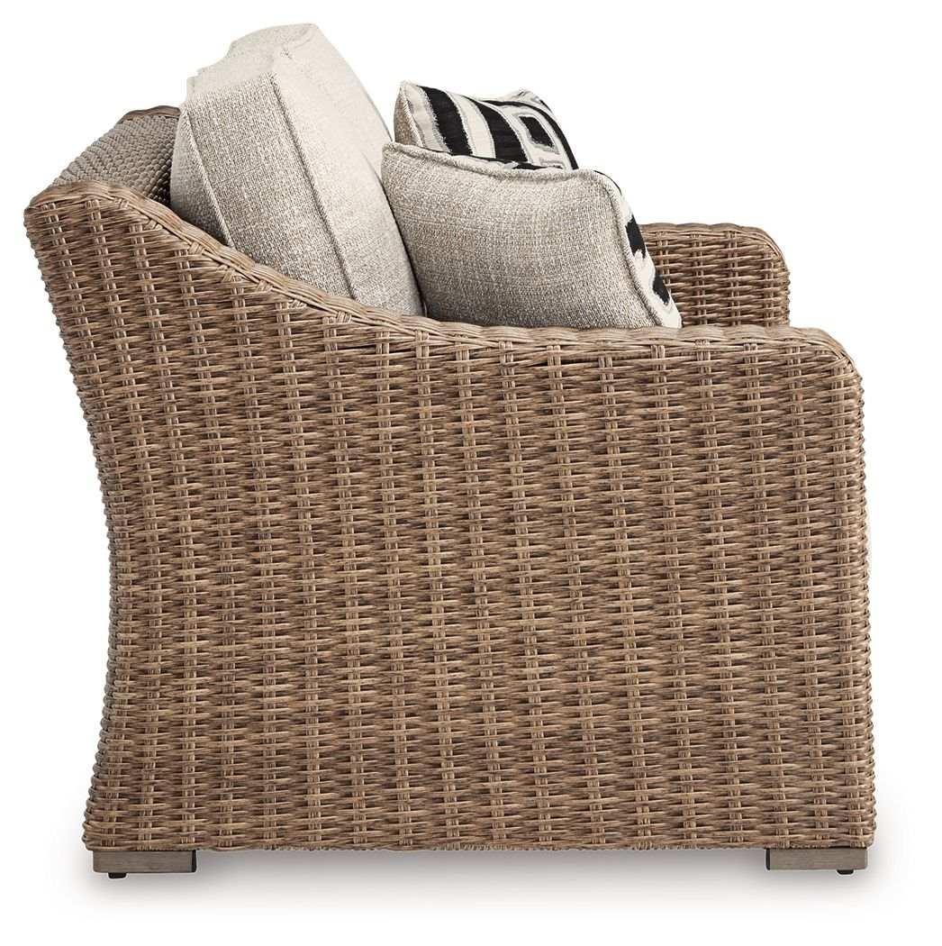 Beachcroft - Loveseat With Cushion - Beige - Best Buy Furniture