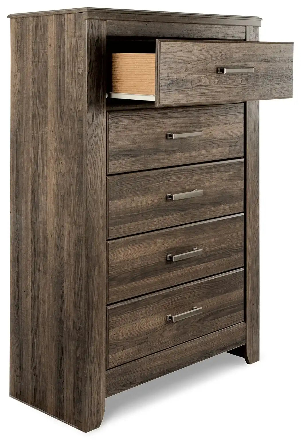 Juararo - Five Drawer Chest - Dark Brown - Best Buy Furniture