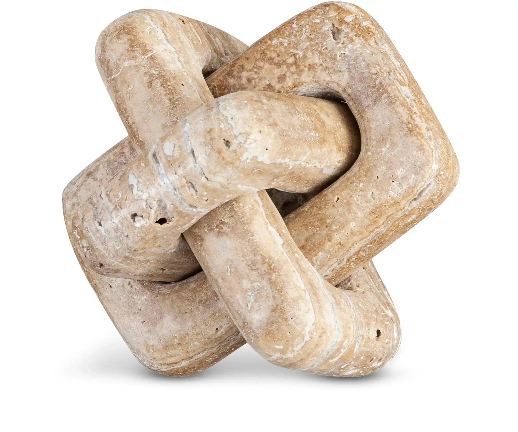 Bond - Travertine Decorative Knot - Natural - Best Buy Furniture