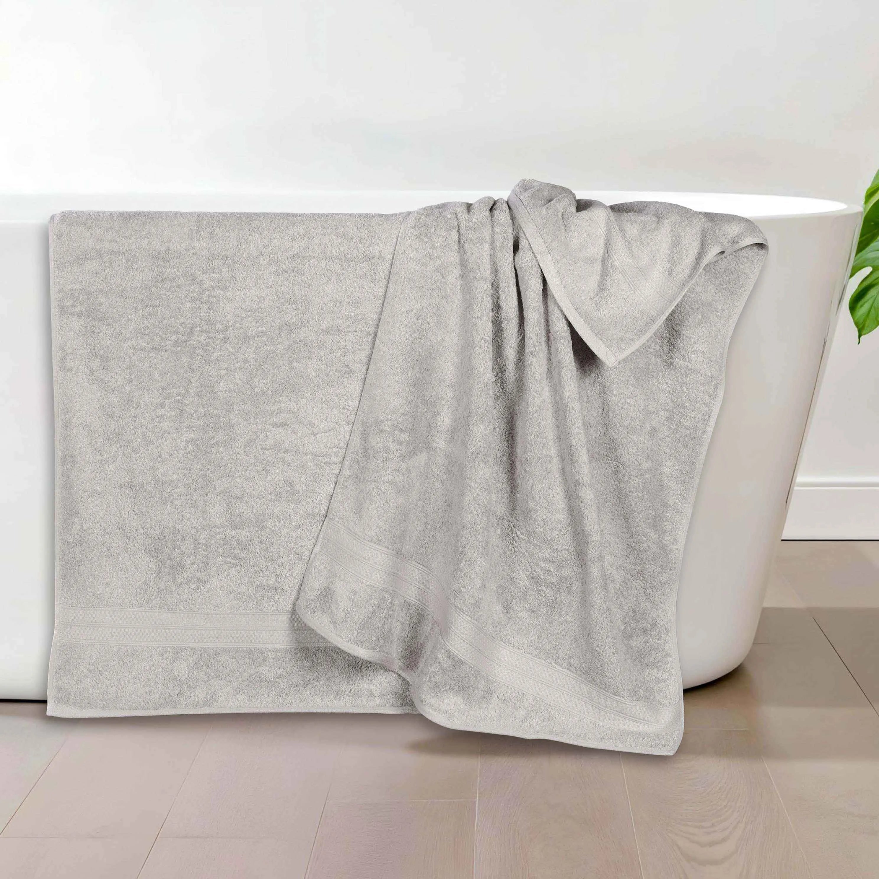 Rayon from Bamboo Cotton Blend Bath Towel Set of 2 - Bath Towel by Superior Brand