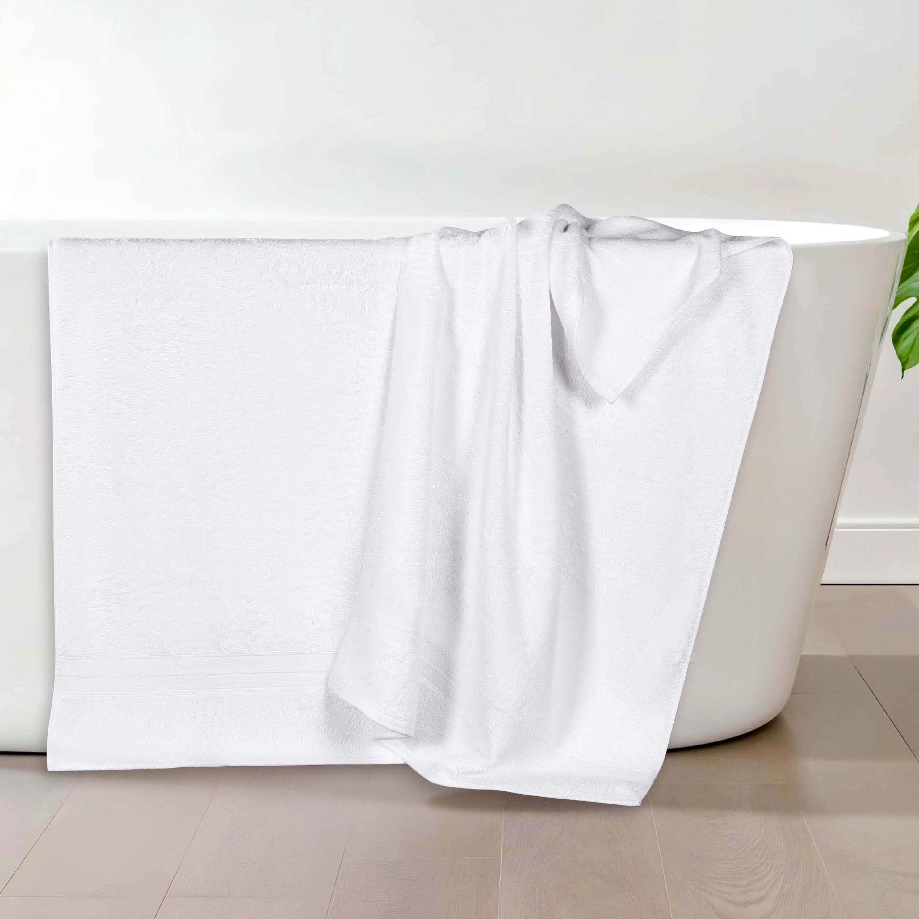 Rayon from Bamboo Cotton Blend Bath Towel Set of 2 - Bath Towel by Superior Brand