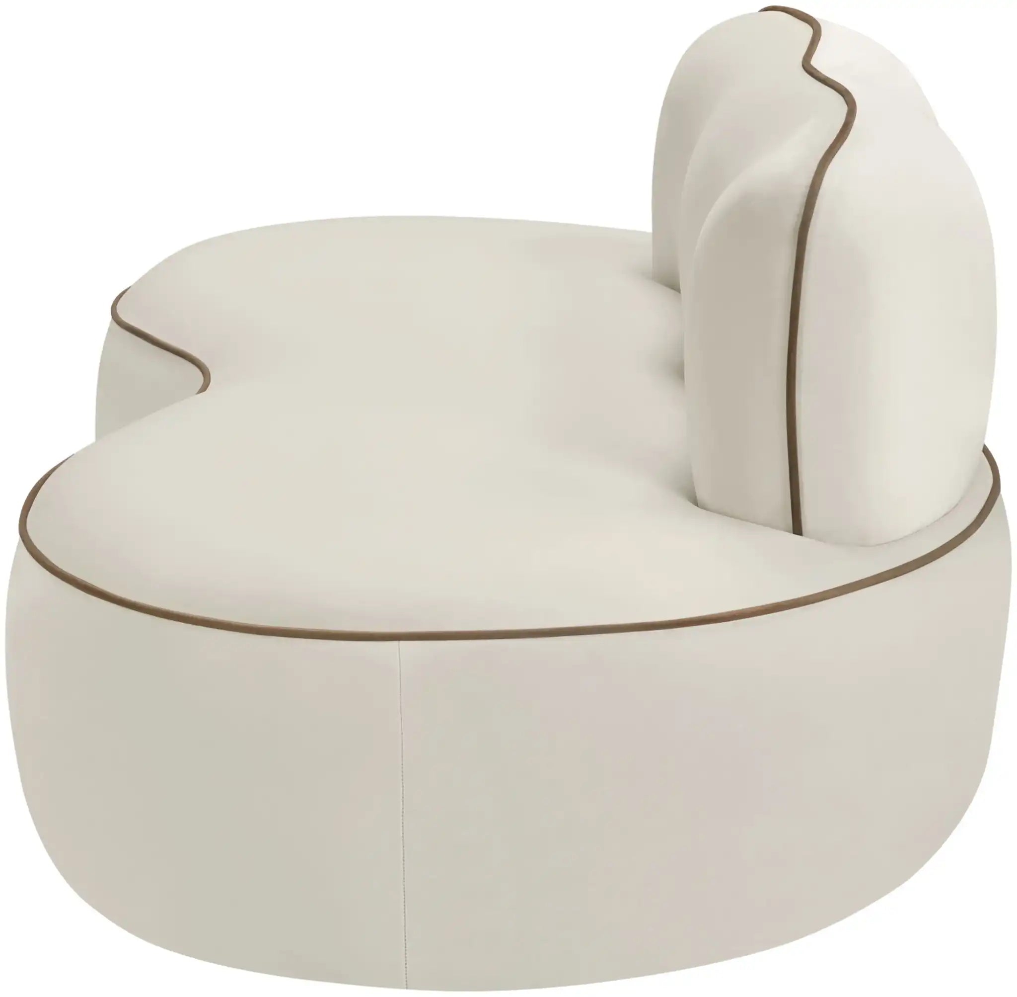 Swerve - Velvet 77" Upholstered Loveseat