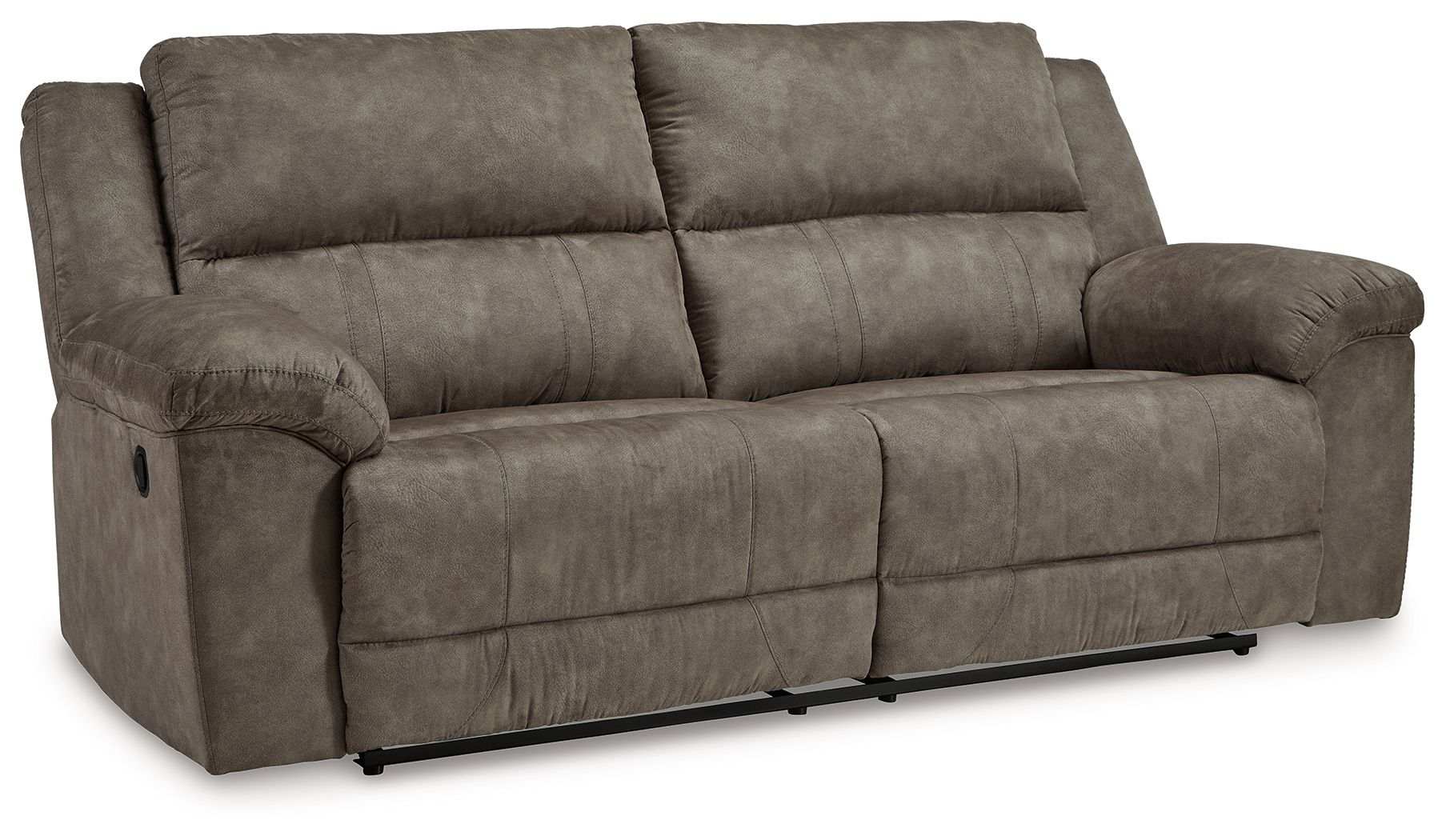 Laresview - 2 Seat Reclining Sofa - Fossil - Best Buy Furniture