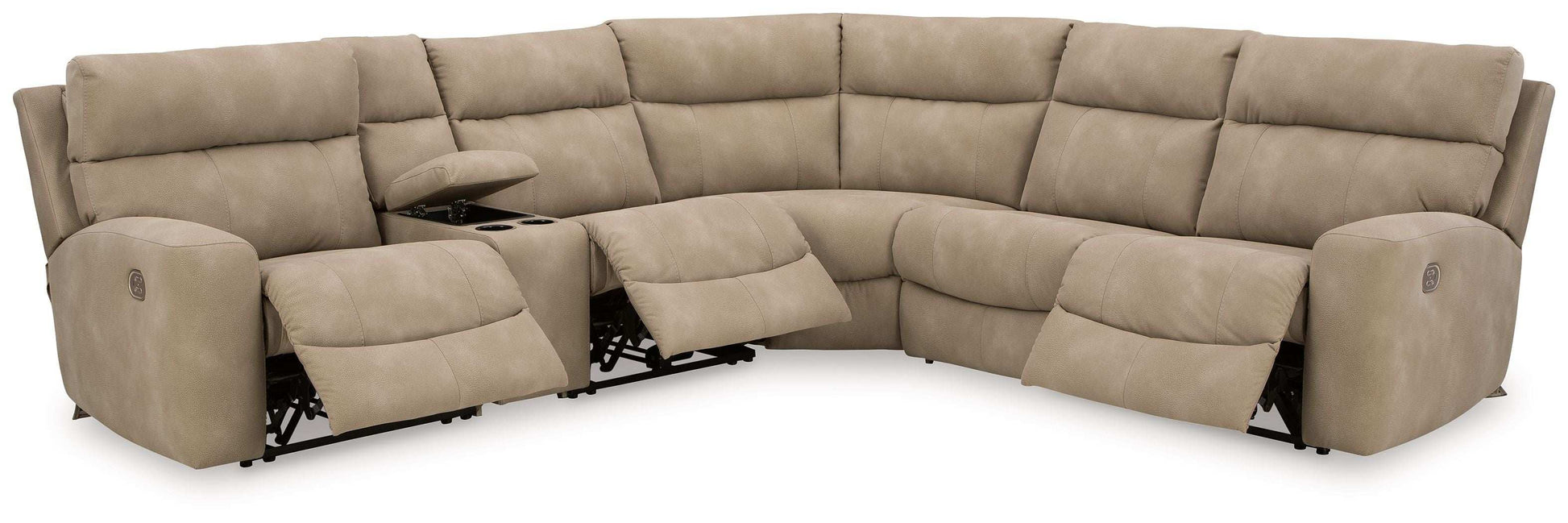 Next-Gen Durapella - Reclining Sectional - Best Buy Furniture