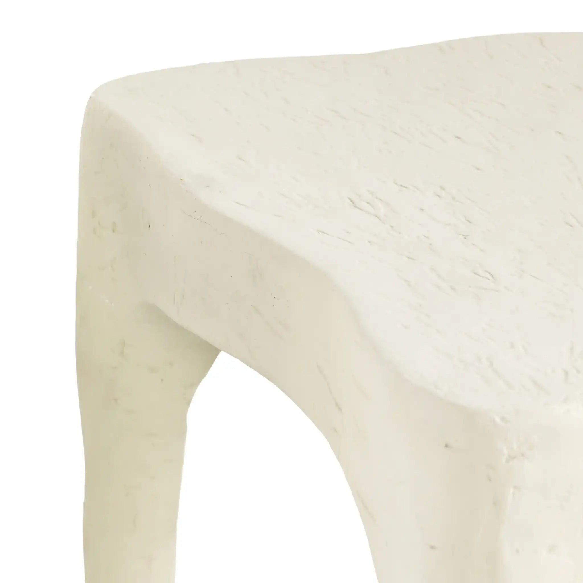 Skully - Textured Side Table - Cream