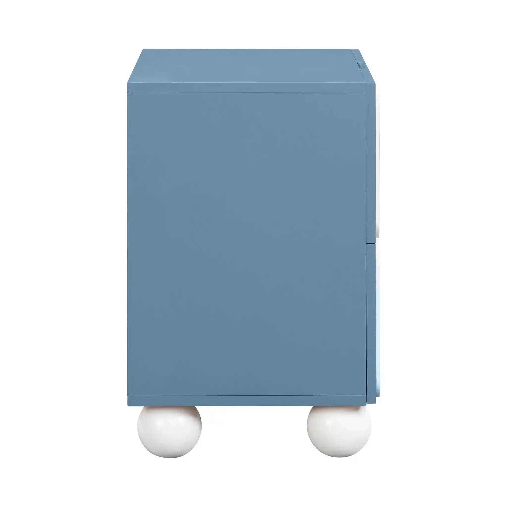 Tori - Motif Nightstand - Blue