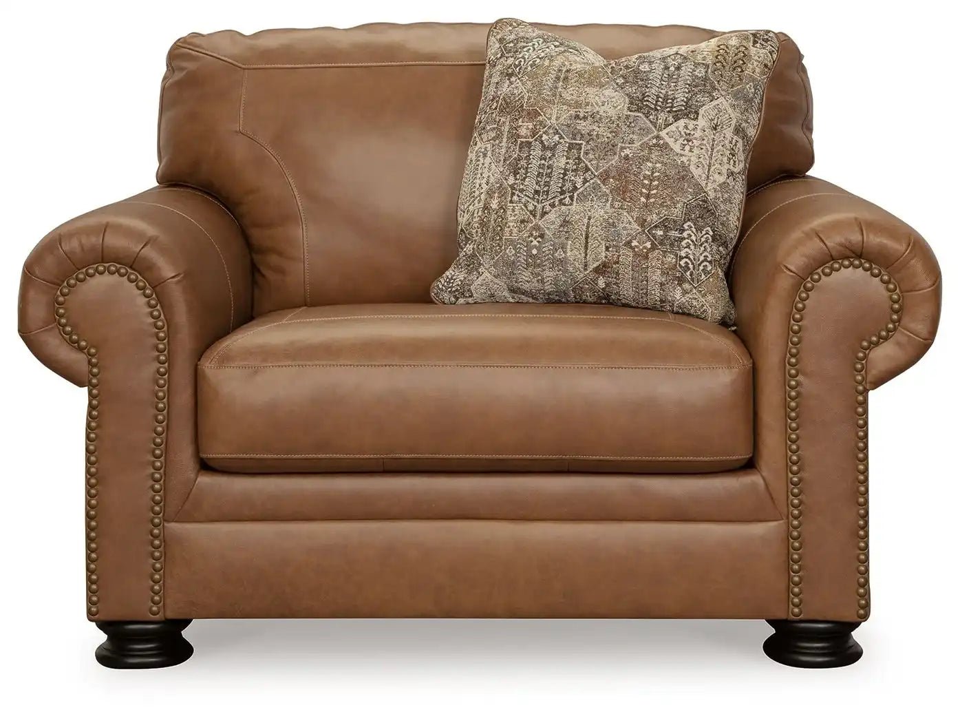 Carianna - Chair And A Half - Caramel - Best Buy Furniture