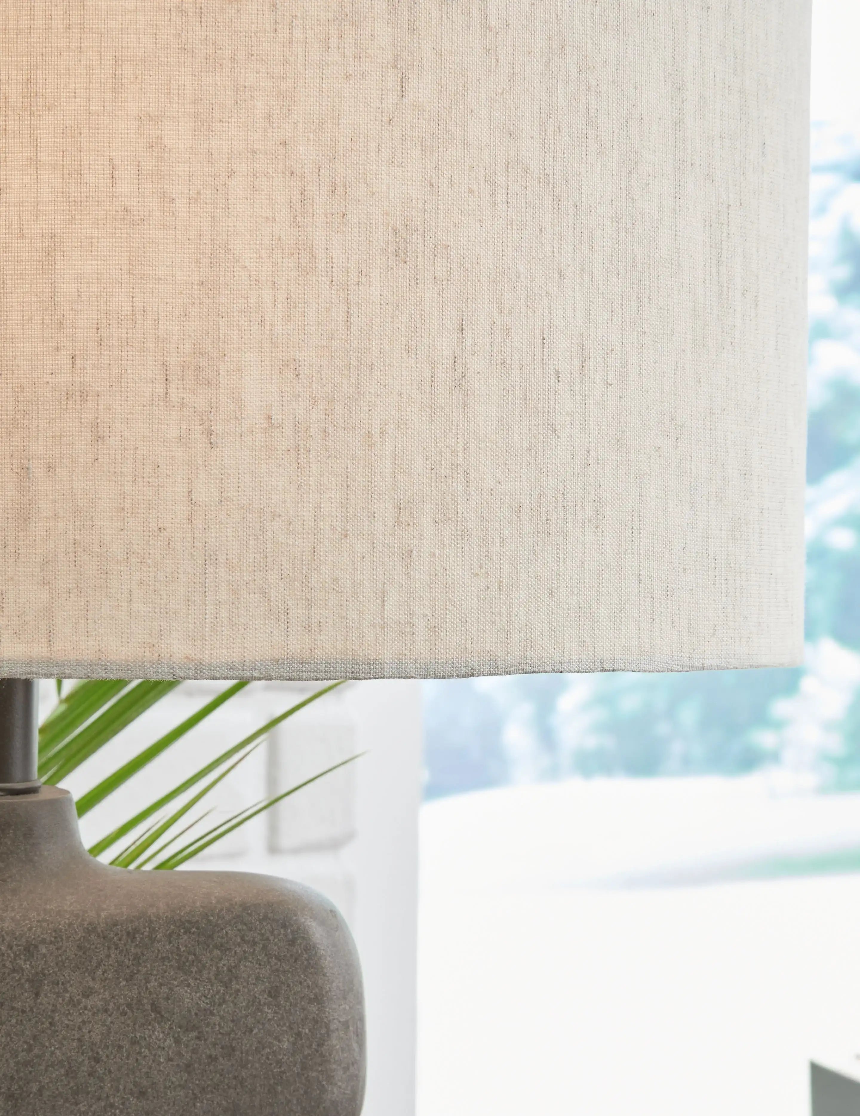Danacy - Paper Table Lamp - Distressed Black - Best Buy Furniture
