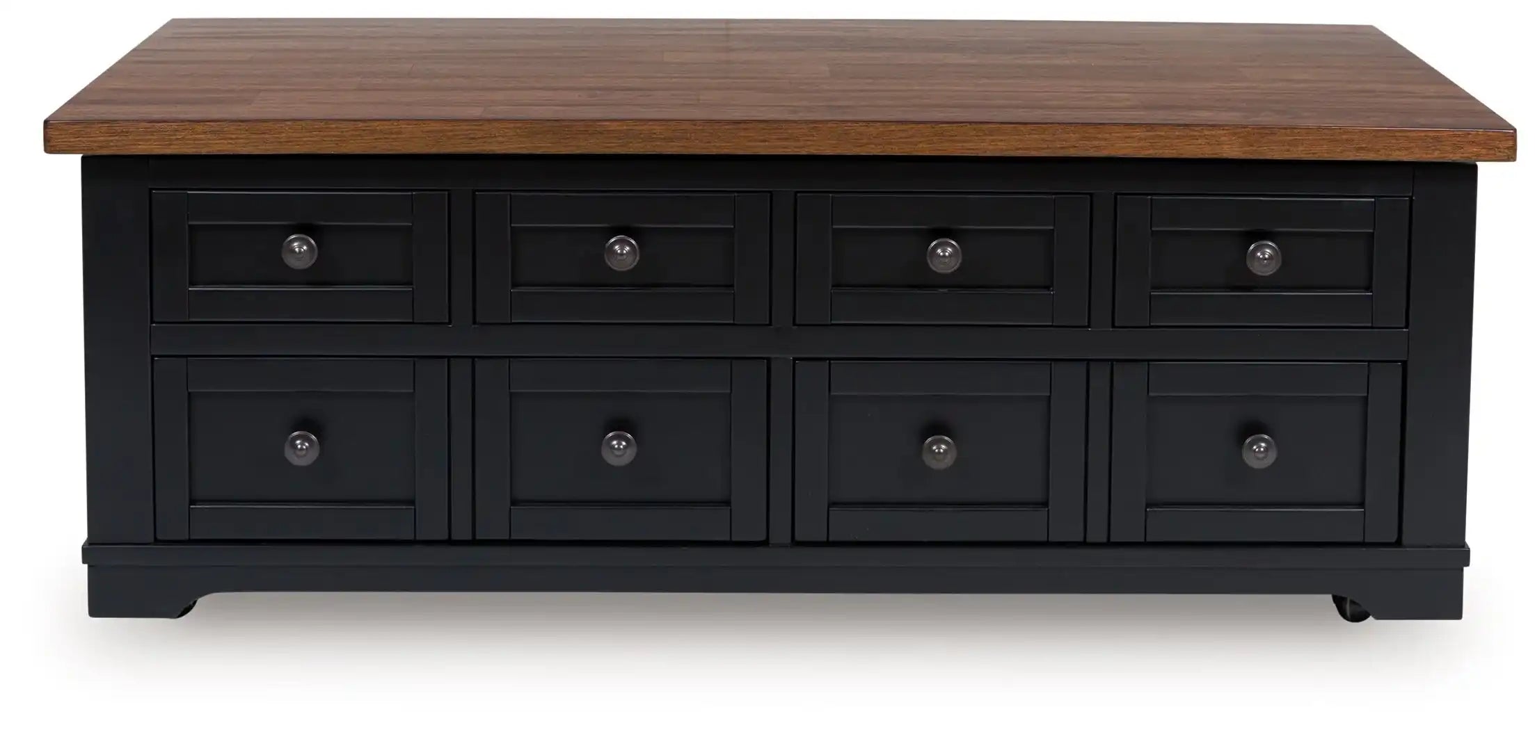 Wildenauer - Lift Top Cocktail Table - Brown / Black - Best Buy Furniture