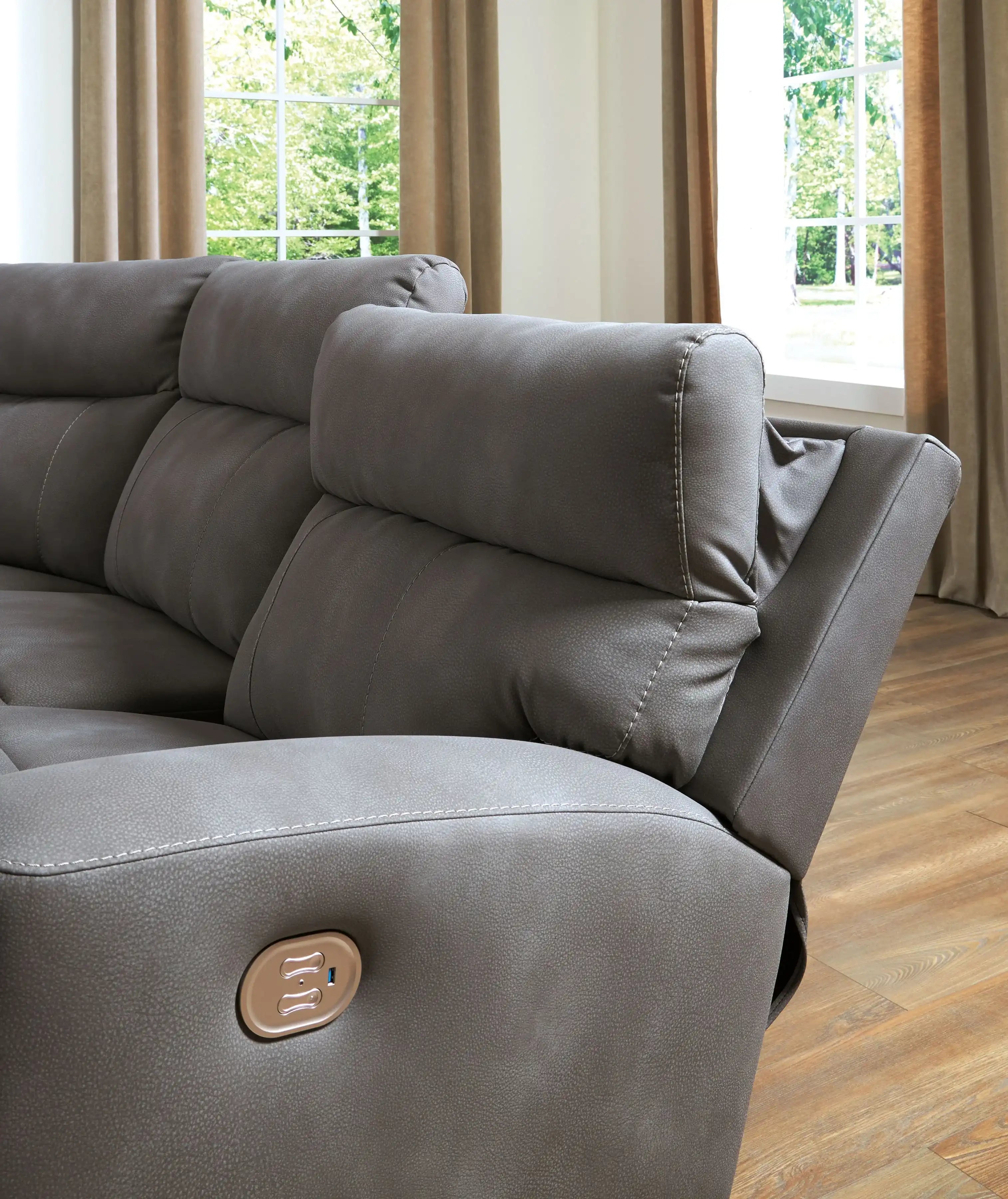 Next-Gen Durapella - Reclining Sectional - Best Buy Furniture
