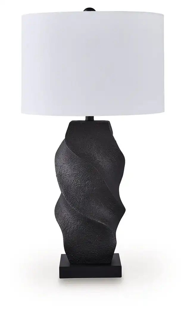 Amillion - Poly Table Lamp - Black - Best Buy Furniture