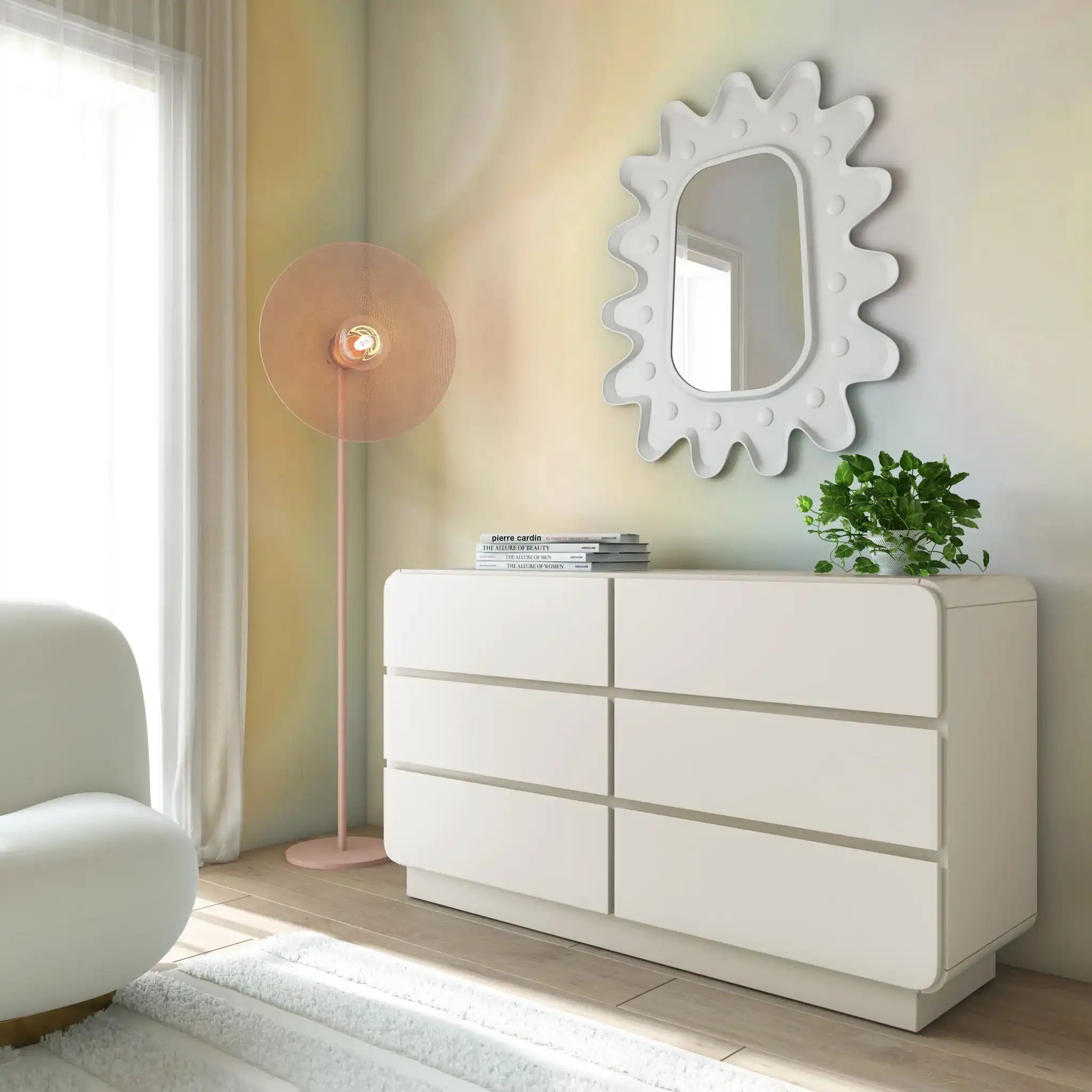 Sagura - 6-Drawer Dresser