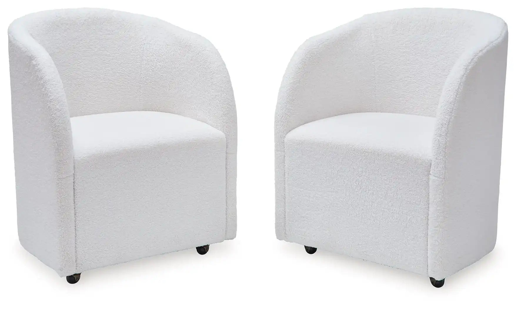 Rowanbeck - Dining Upholstered Arm Chair (Set of 2) - Ivory - Best Buy Furniture