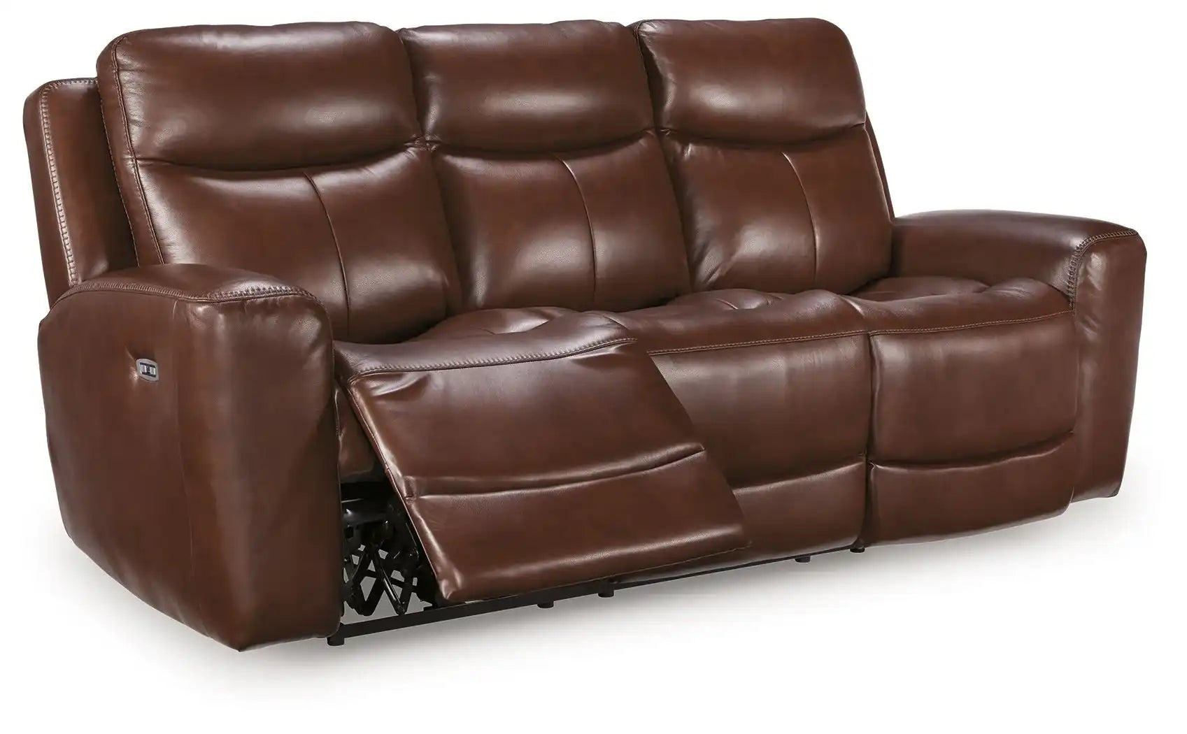 Next Move - Power Reclining Sofa With Adjustable Headrest - Best Buy Furniture