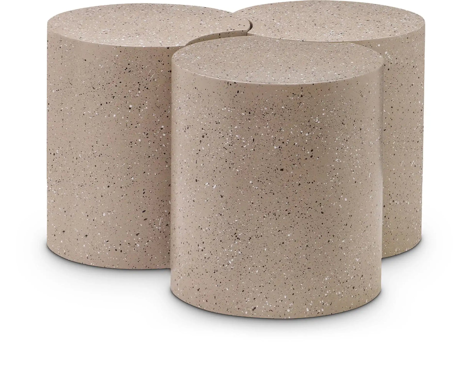 Dimple - 3 Piece Modular Coffee Table - Terazzo Finish - Best Buy Furniture