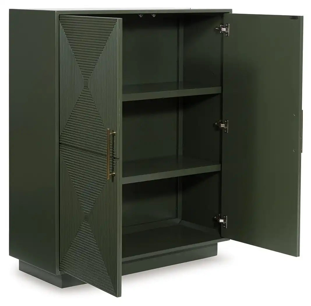 Geirwood - Accent Cabinet - Dark Green - Best Buy Furniture