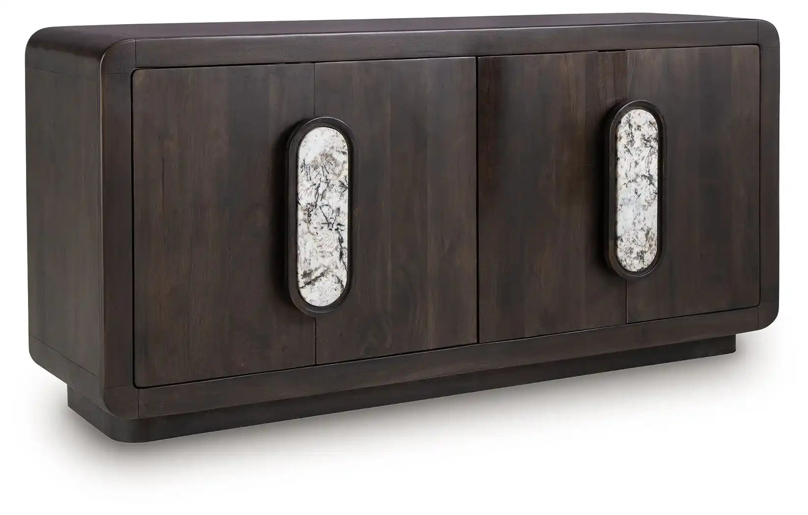 Elliston - Accent Cabinet - Espresso Brown - Best Buy Furniture