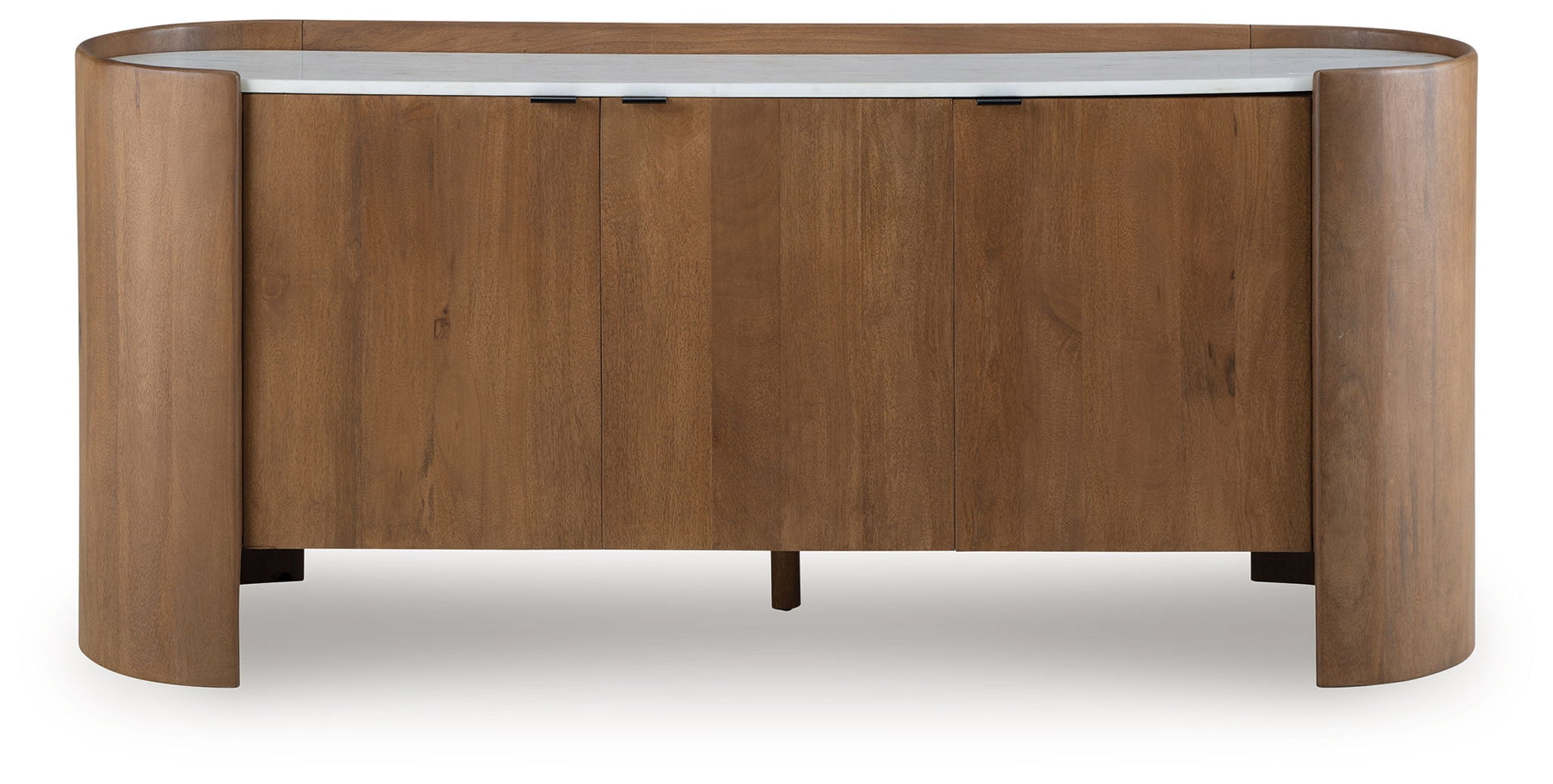 Fitzroy - Accent Cabinet - Brown / White - Best Buy Furniture