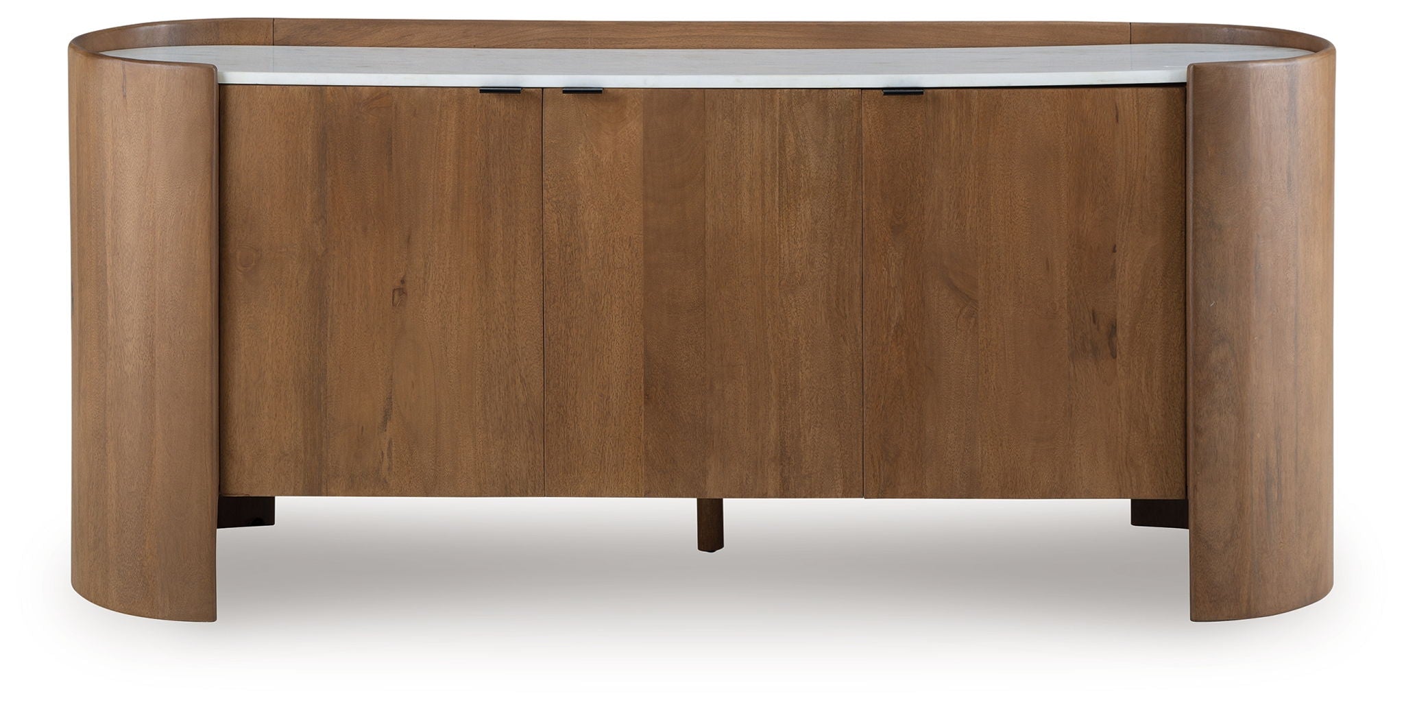 Fitzroy - Accent Cabinet - Brown / White - Best Buy Furniture